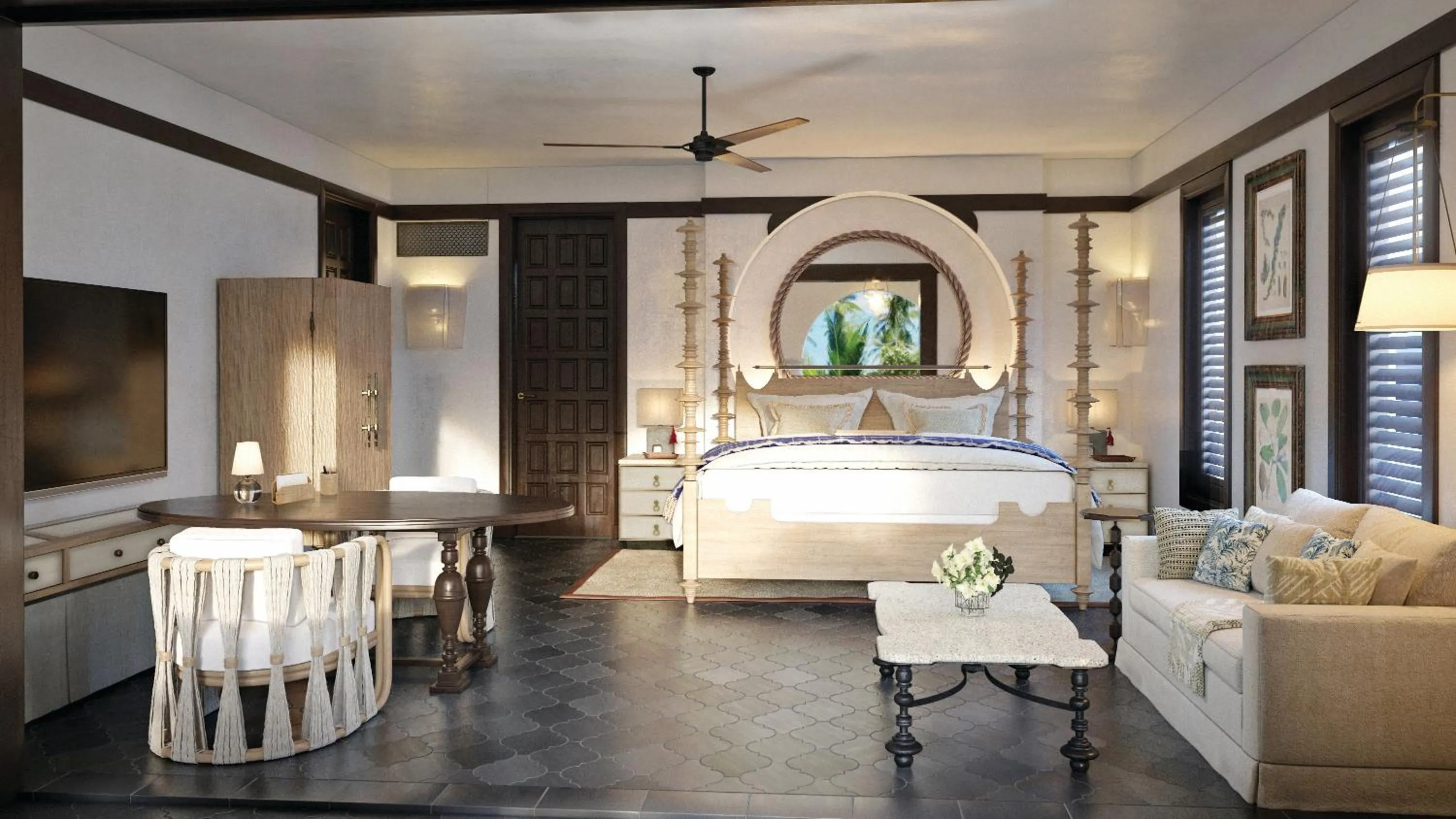 Photo of the whole room, Bed in Cap Juluca, A Belmond Hotel, Anguilla