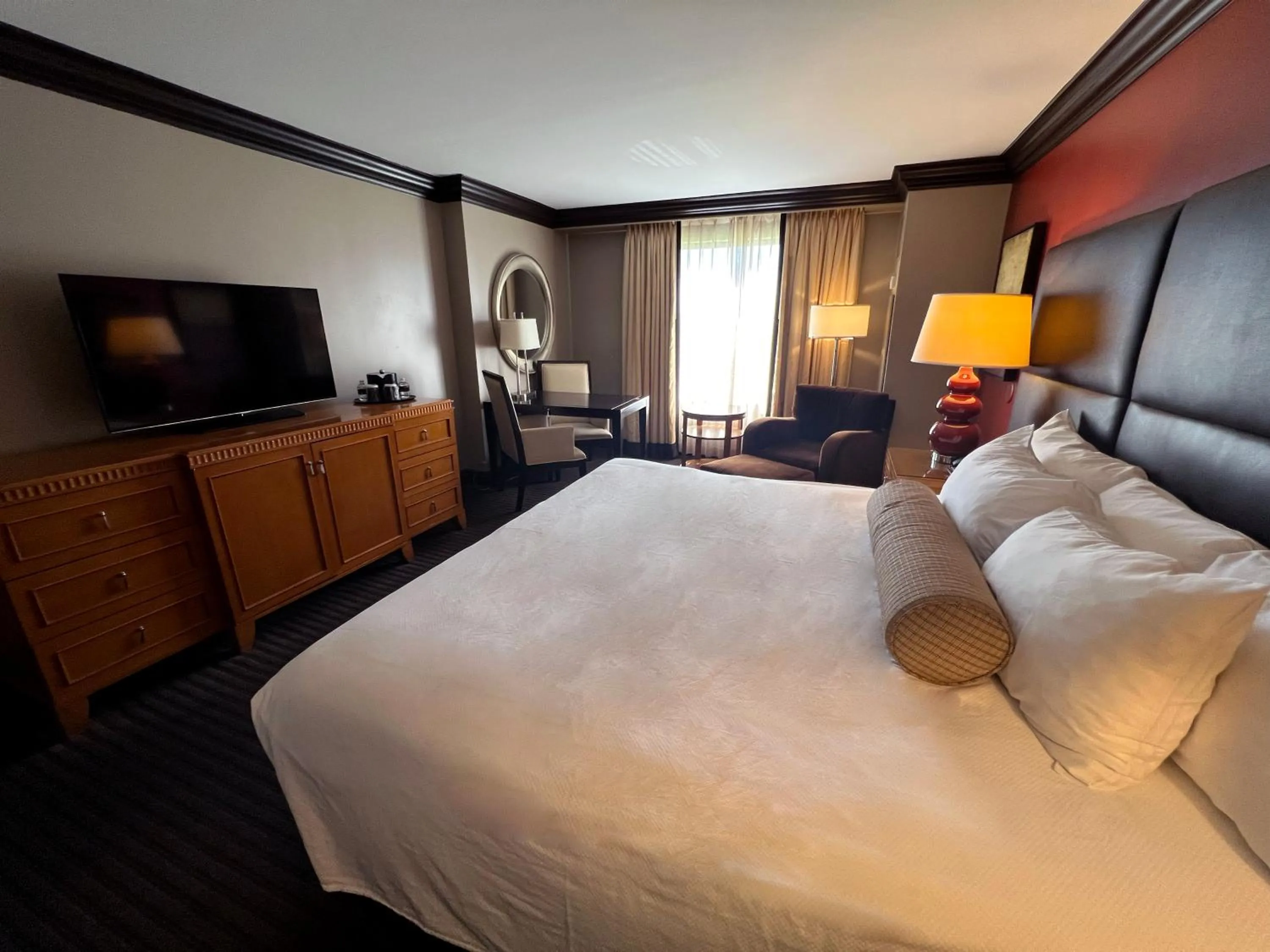 Bed in Ameristar Casino Hotel Vicksburg, Ms.