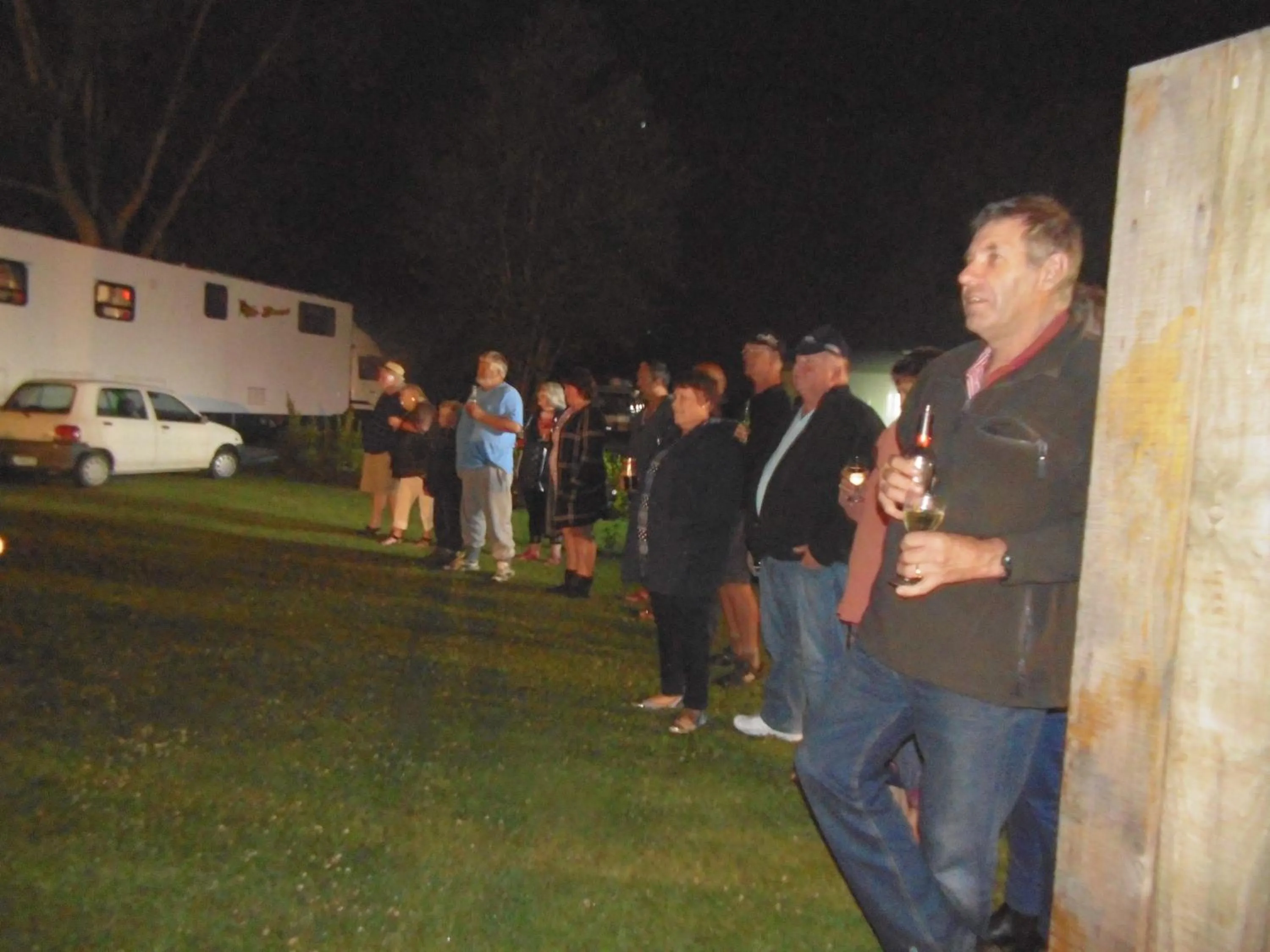Night in Glenavys Waitaki River Motor Camp