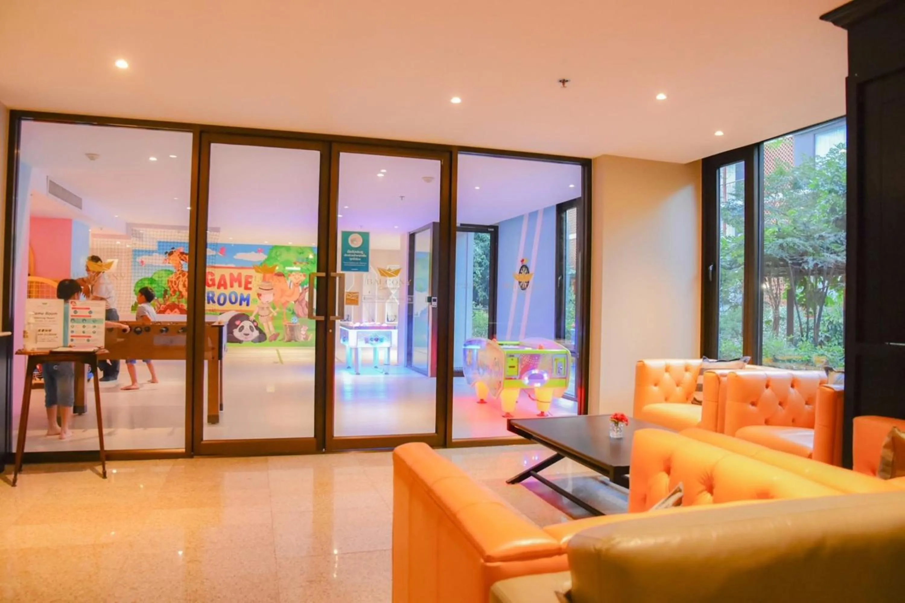 Game Room in Balcony Courtyard Sriracha Hotel & Serviced Apartments