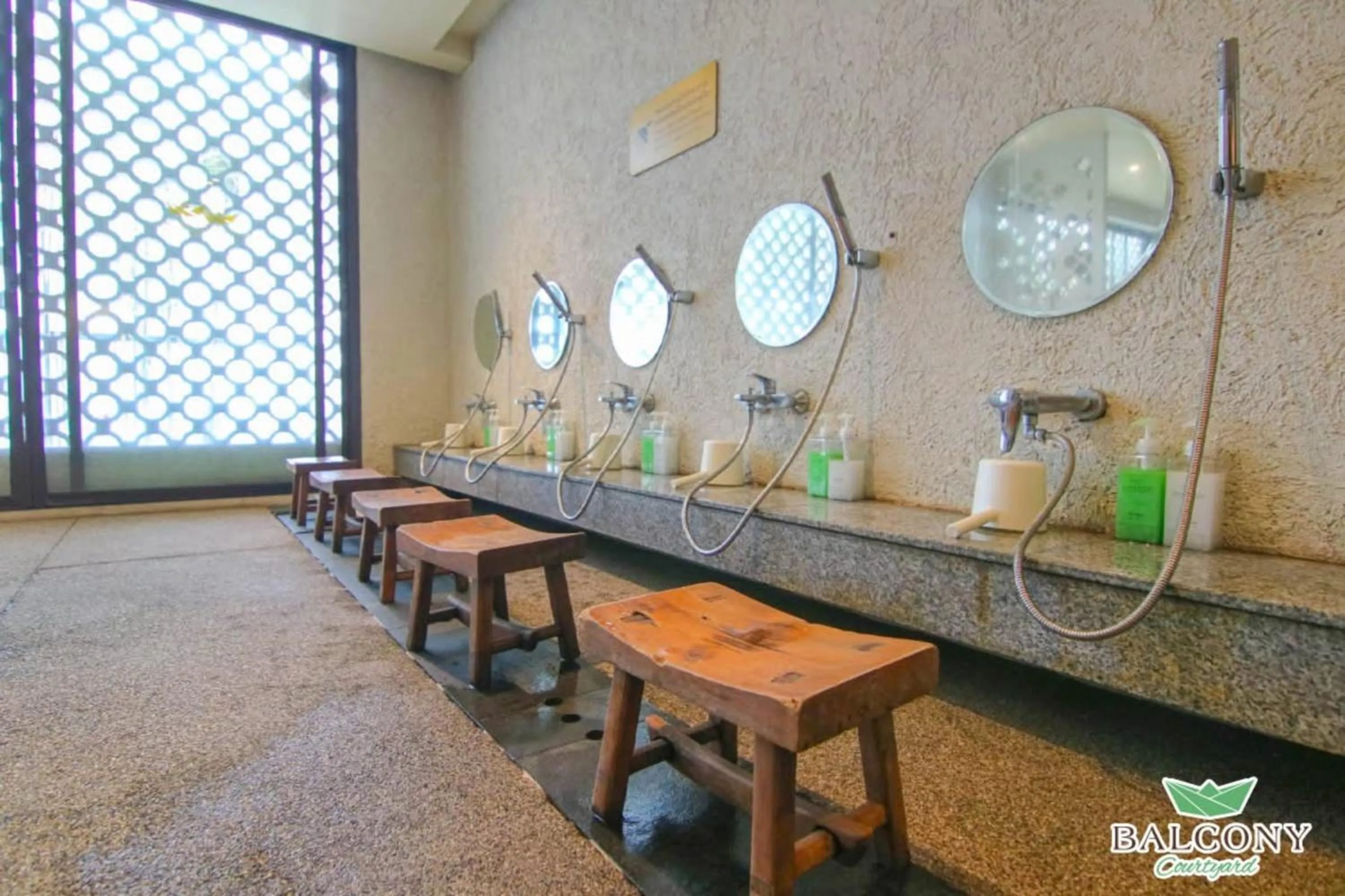 Steam room in Balcony Courtyard Sriracha Hotel & Serviced Apartments