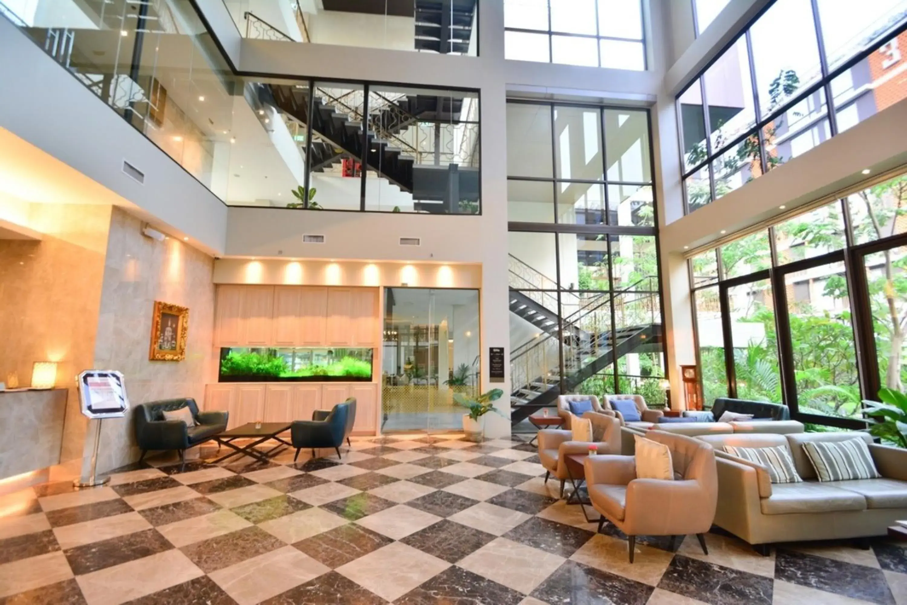 Lobby or reception in Balcony Courtyard Sriracha Hotel & Serviced Apartments Lobby or reception in Balcony Courtyard Sriracha Hotel & Serviced Apartments