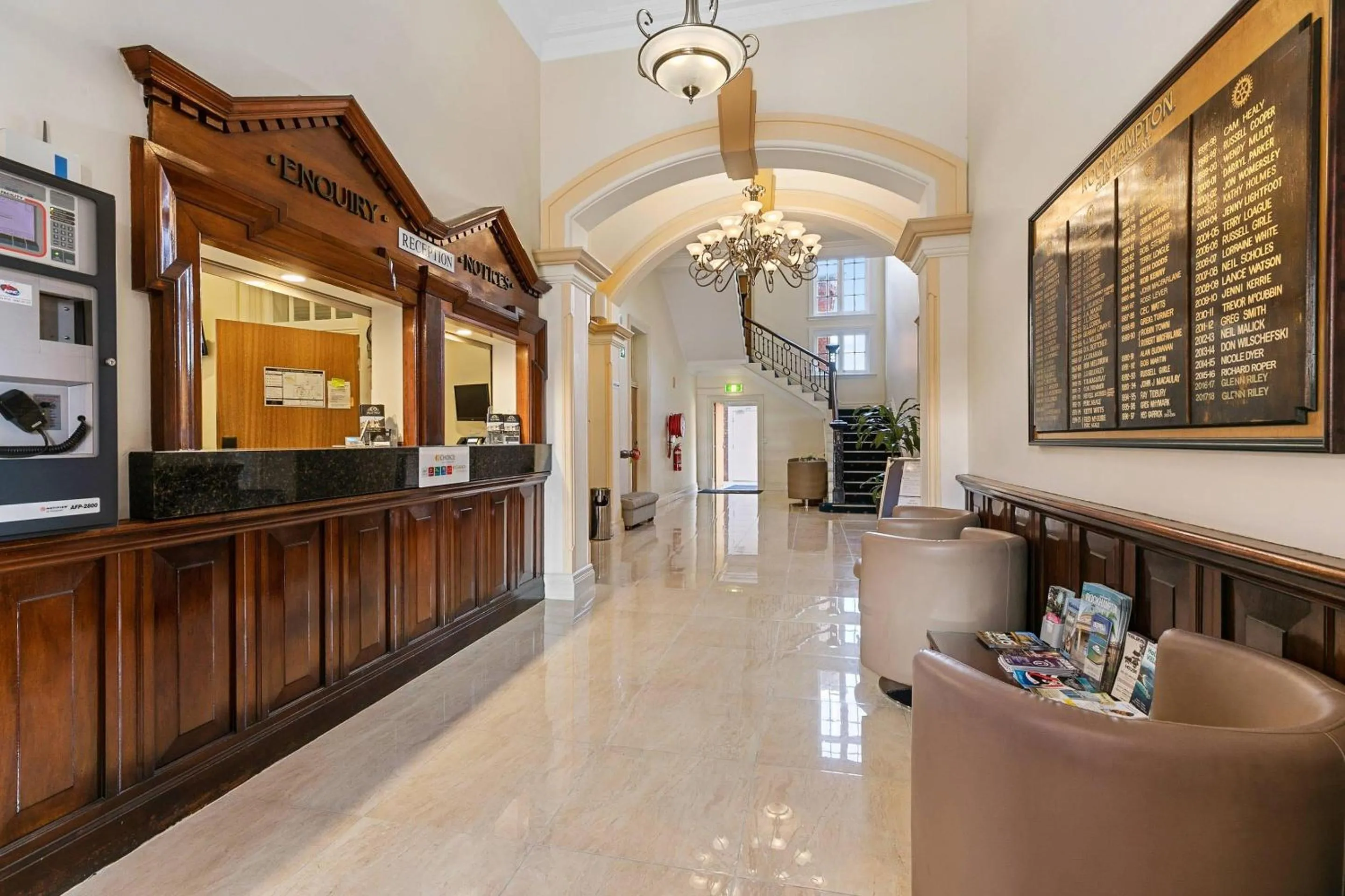 Lobby or reception in Quality Hotel Regent Rockhampton