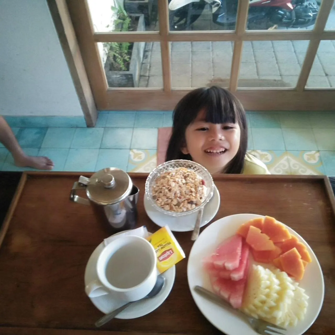 Breakfast in Jukung Guest House