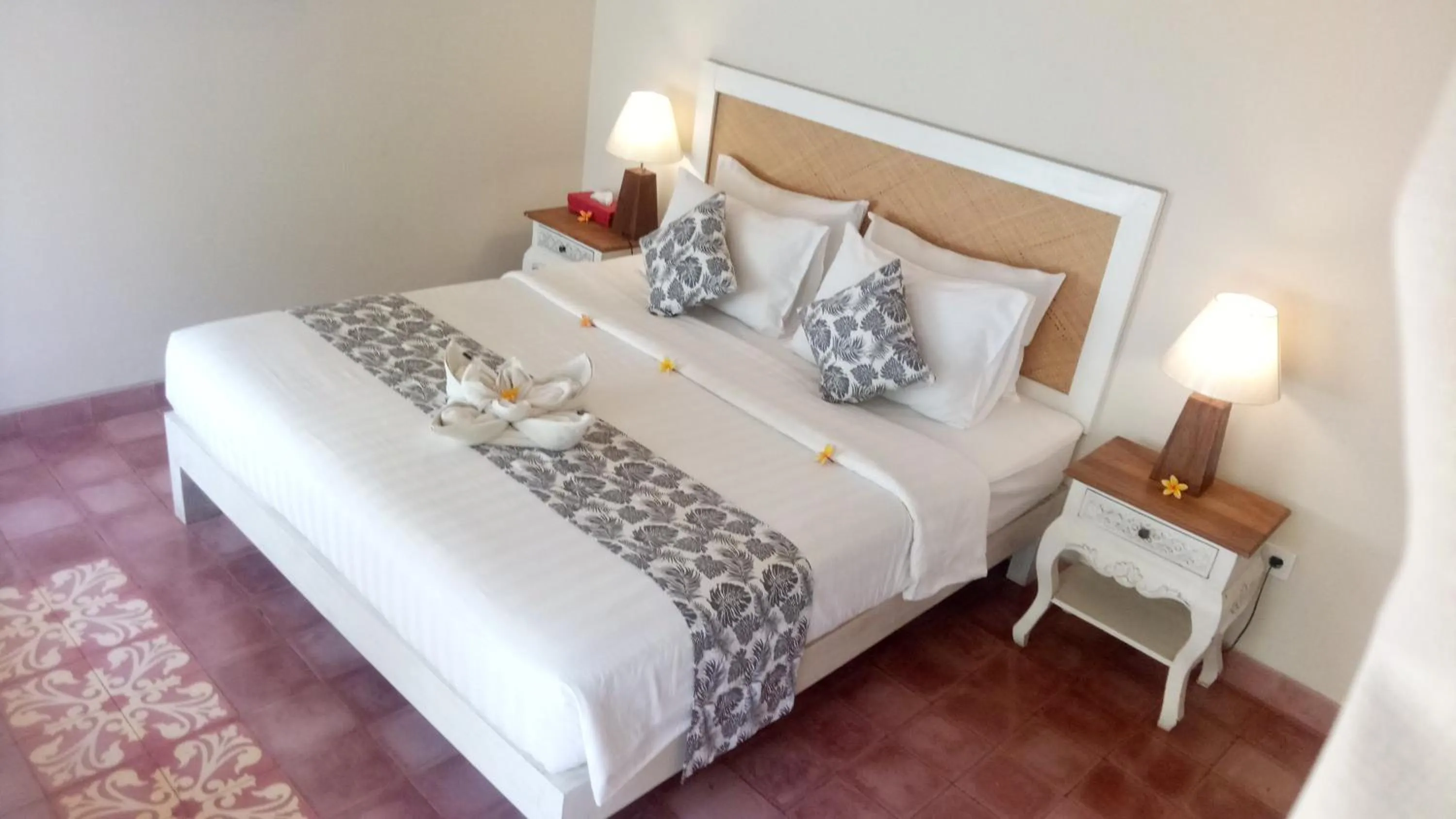 Bed in Jukung Guest House