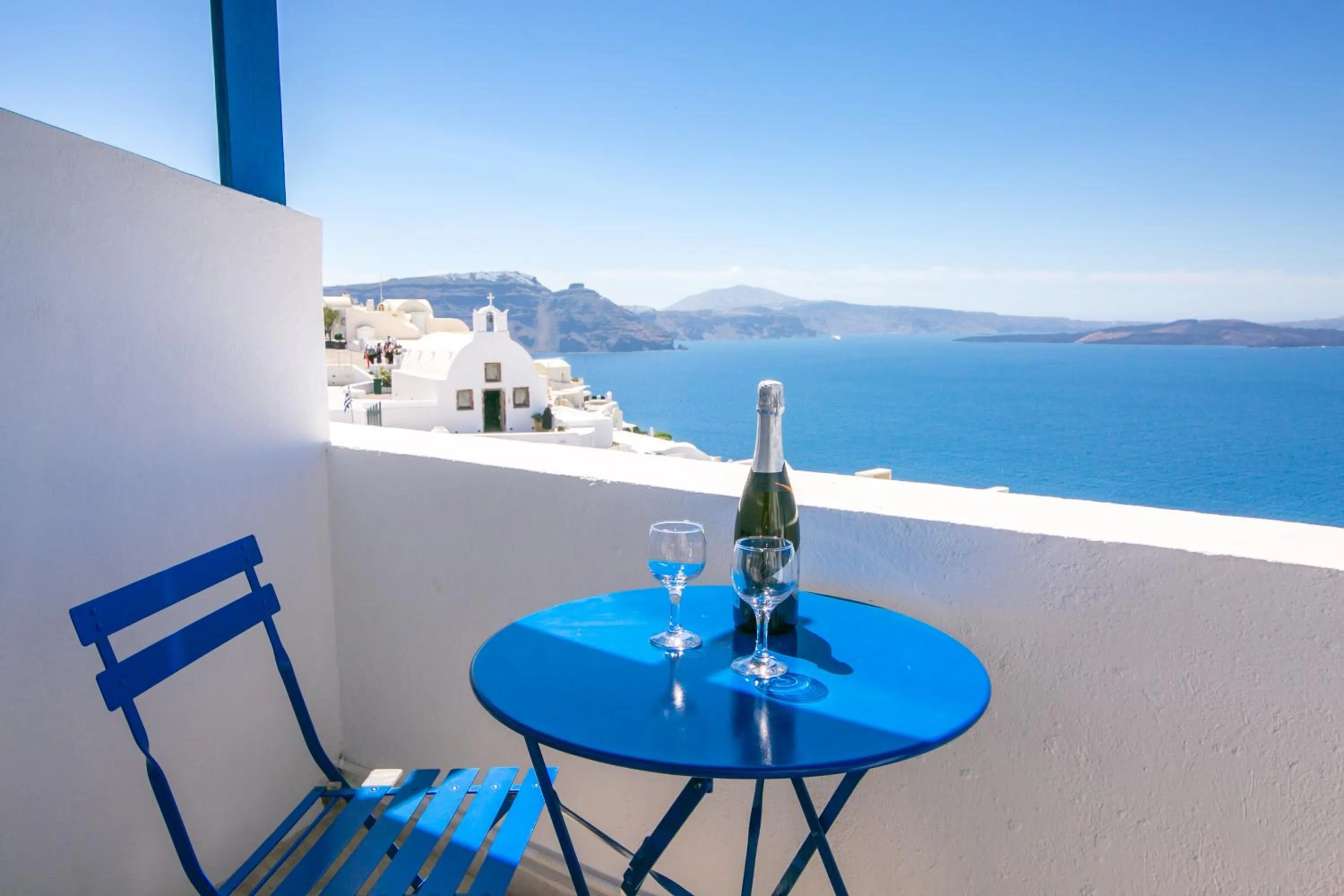 Balcony/Terrace in Stelios Rooms