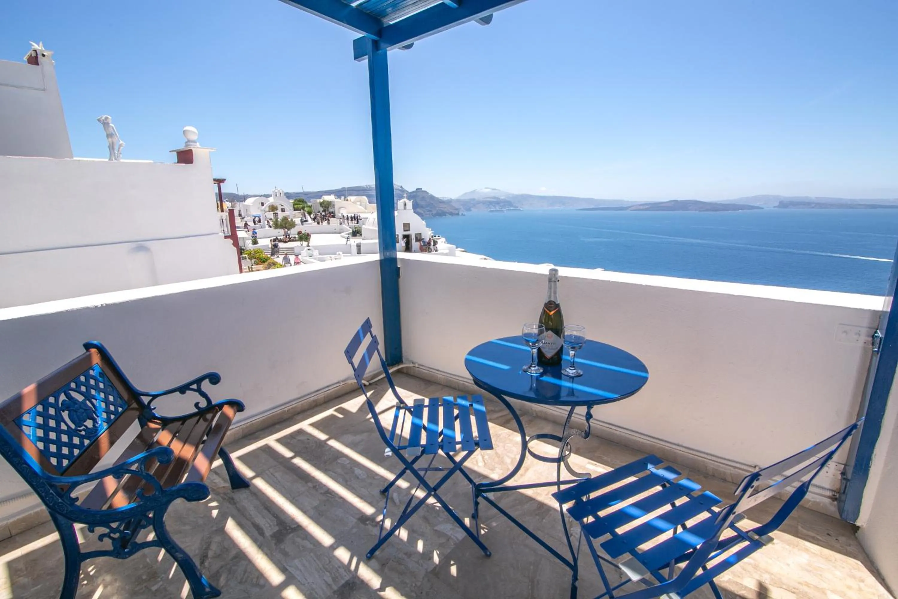 Balcony/Terrace in Stelios Rooms