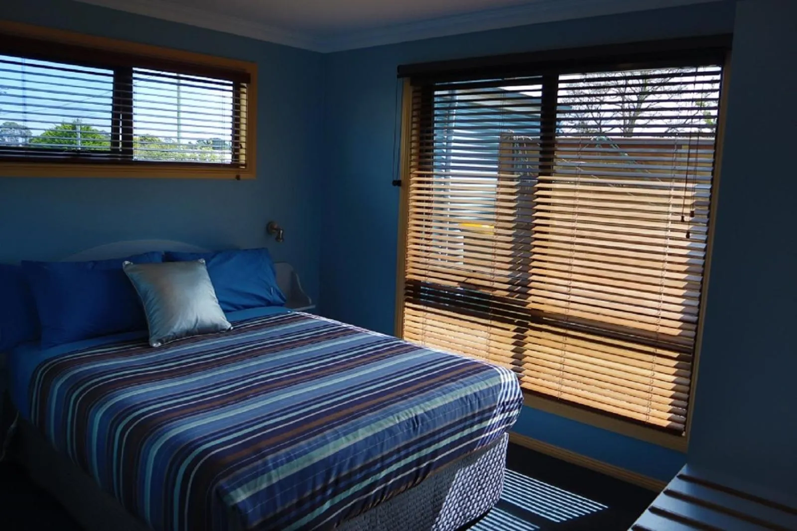 Bed in Strahan Bungalows