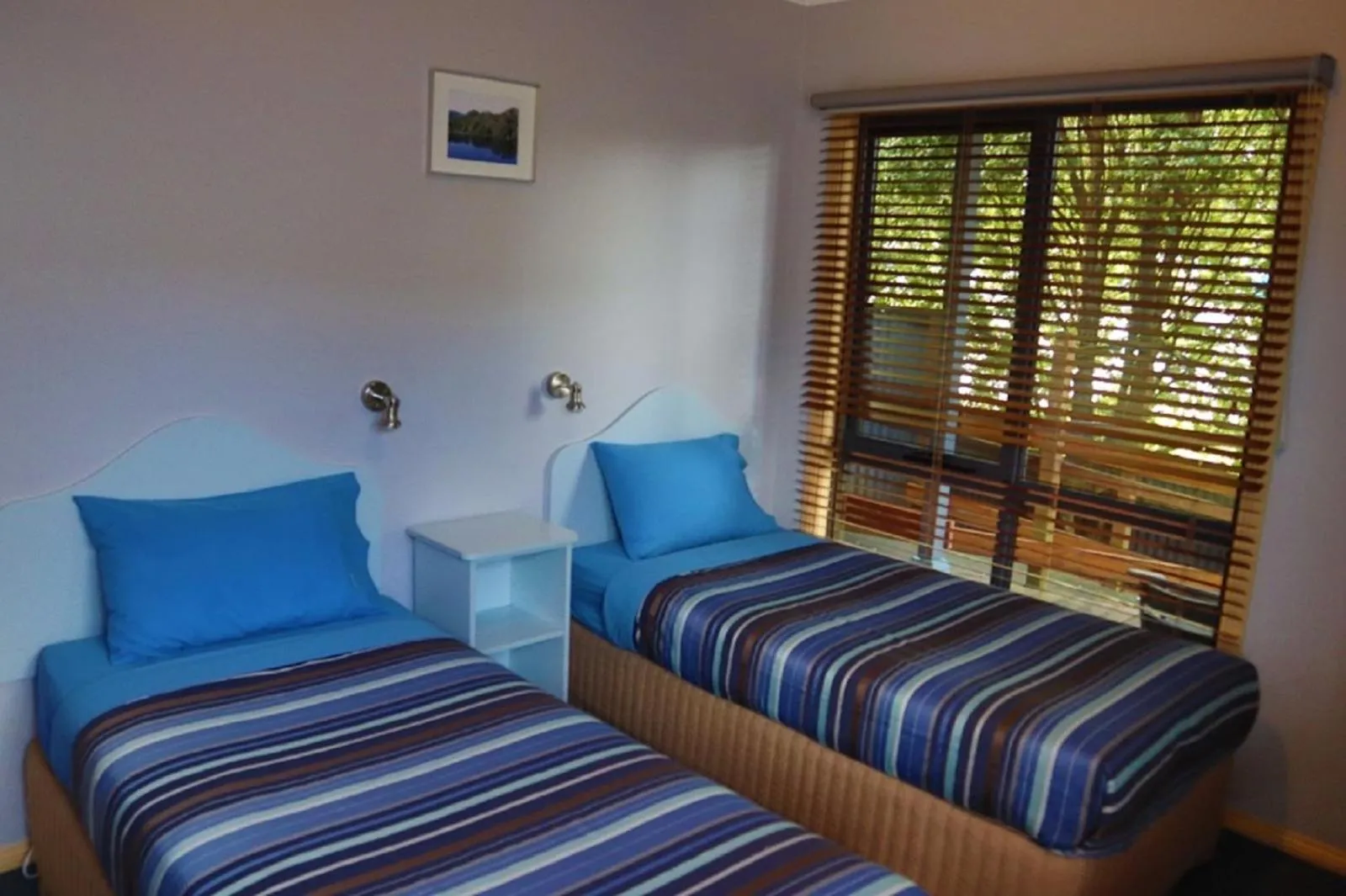 Bed in Strahan Bungalows