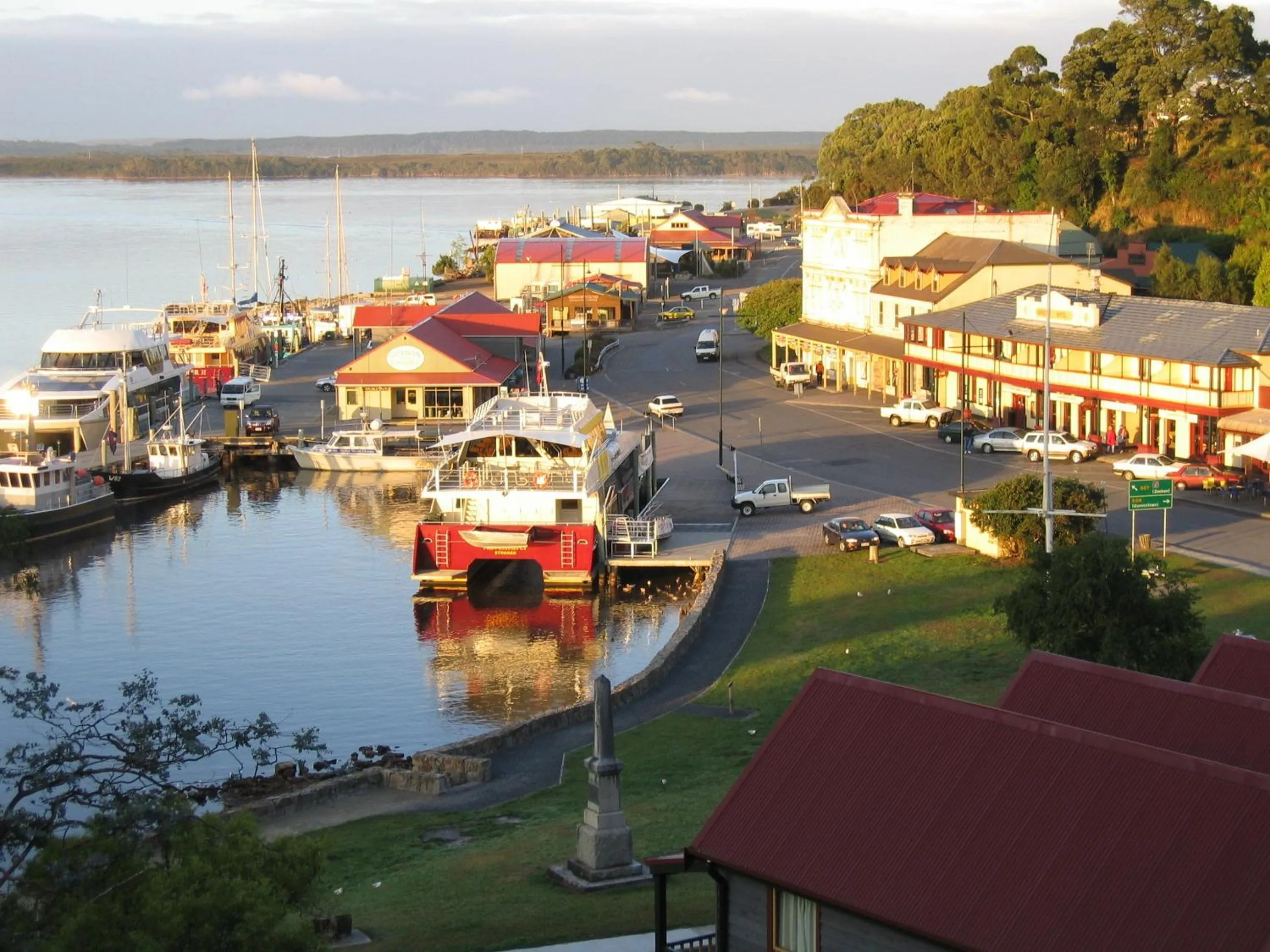 Street view in Strahan Bungalows