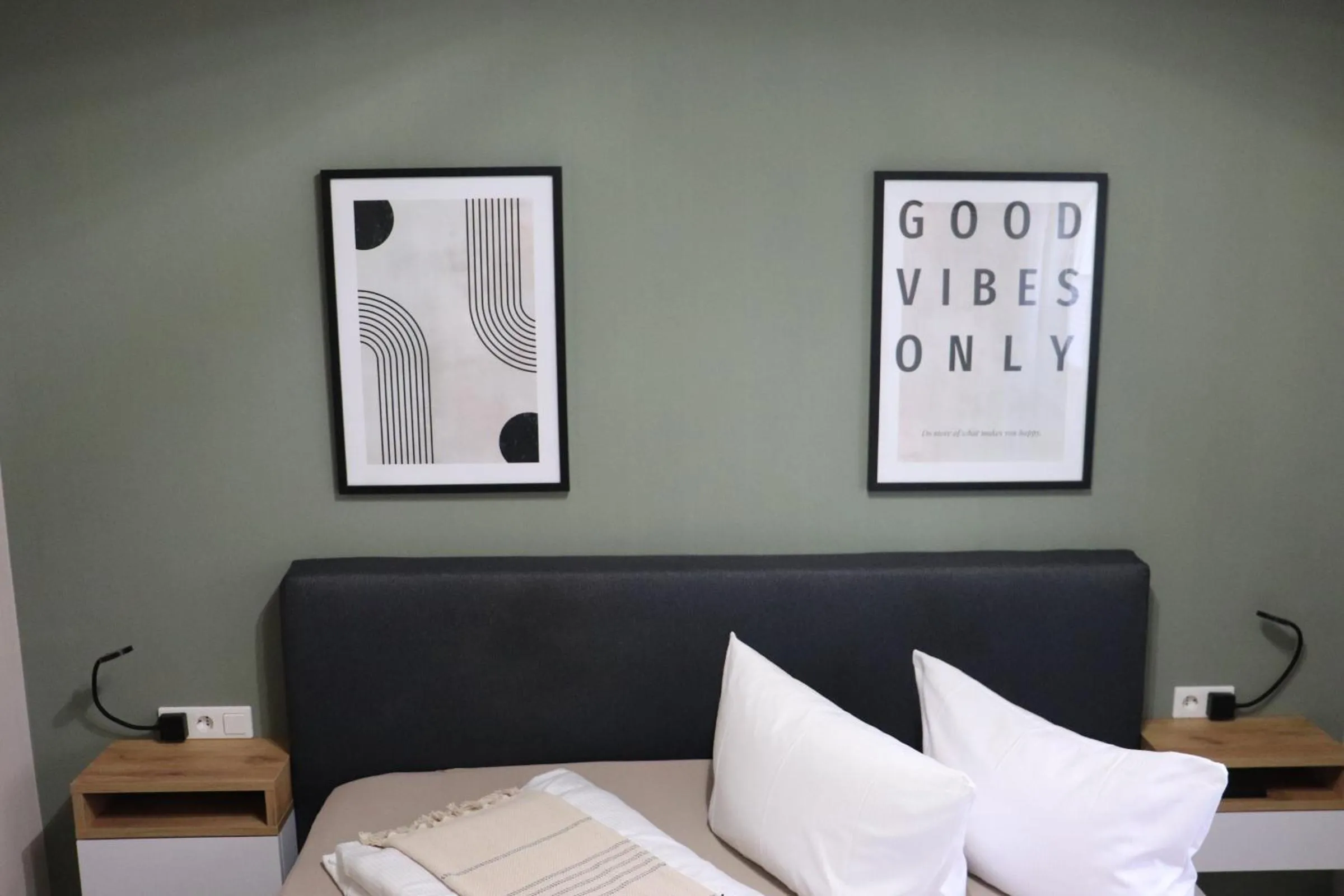 Bed in Pension und Apartment Landhaus Fricke