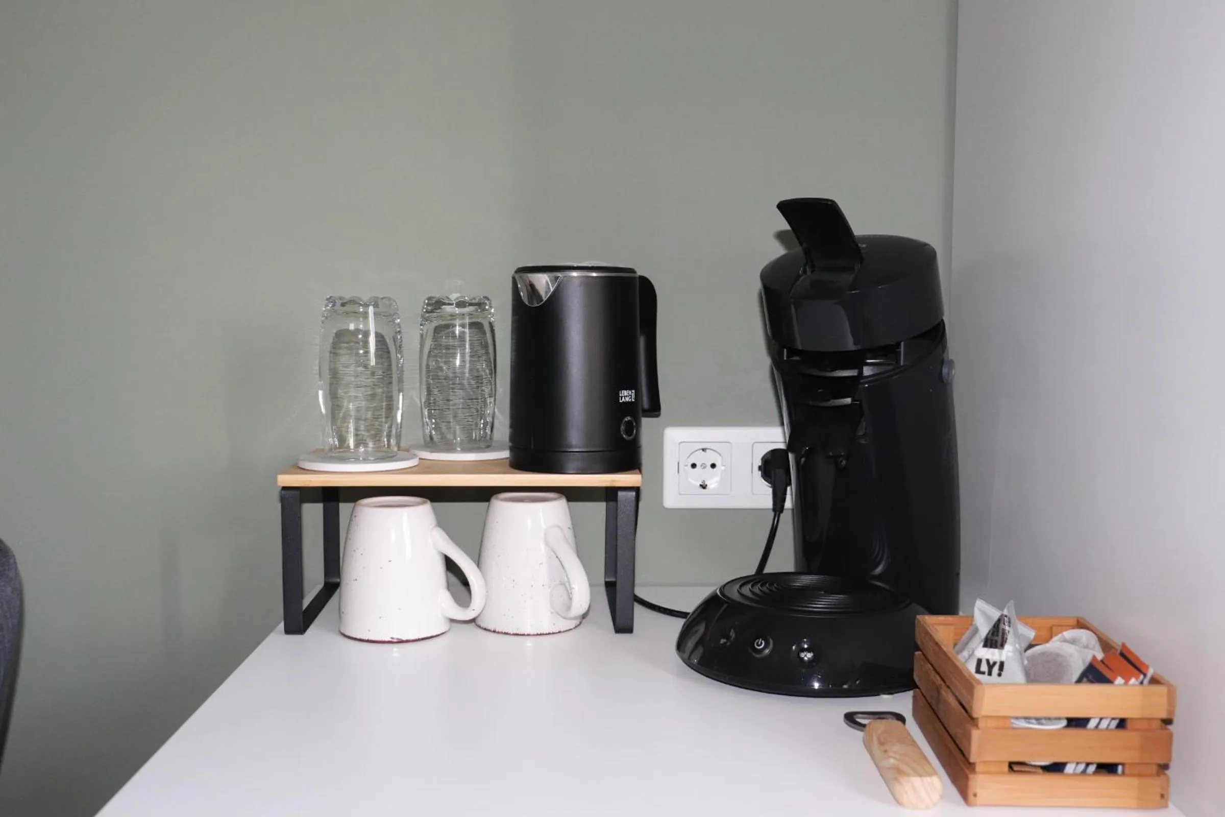 Coffee/tea facilities in Pension und Apartment Landhaus Fricke