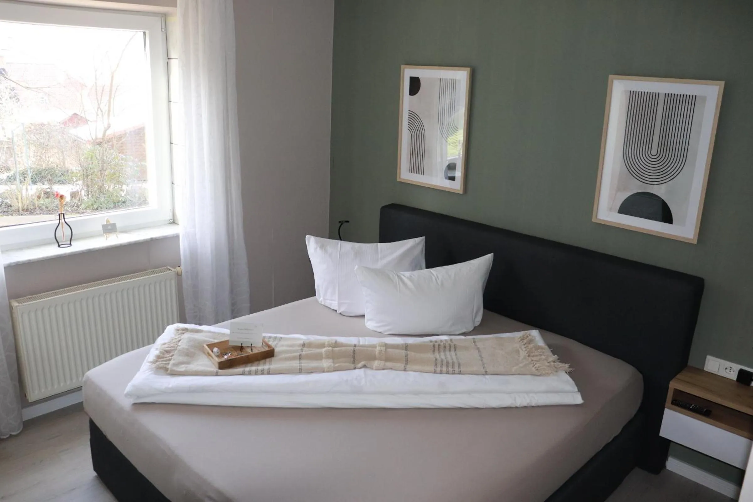 Bed in Pension und Apartment Landhaus Fricke