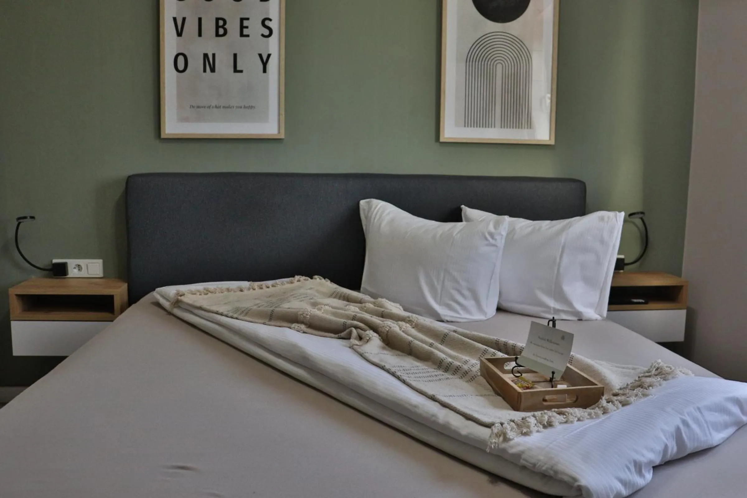 Bed in Pension und Apartment Landhaus Fricke