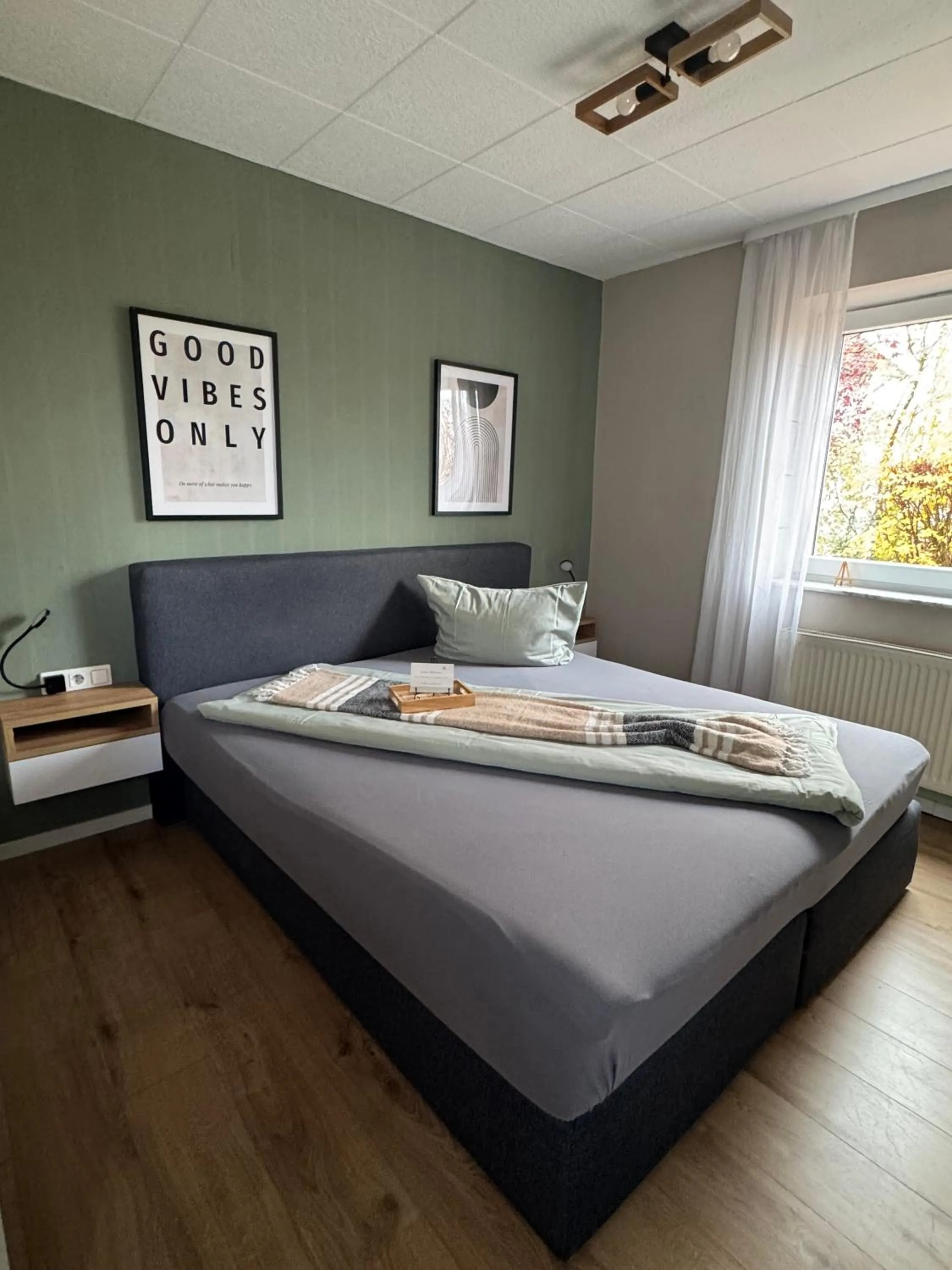 Bed in Pension und Apartment Landhaus Fricke
