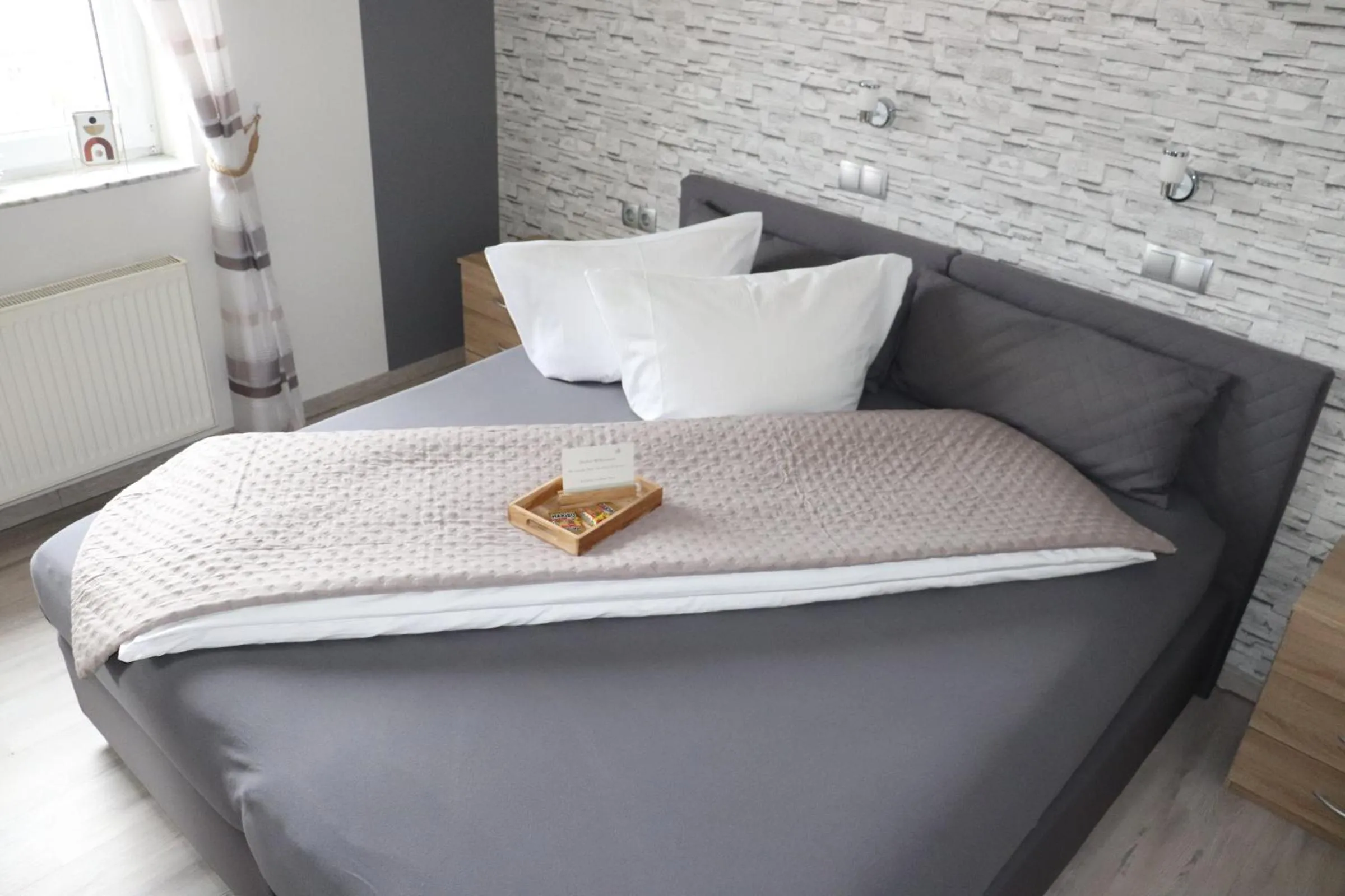 Bed in Pension und Apartment Landhaus Fricke