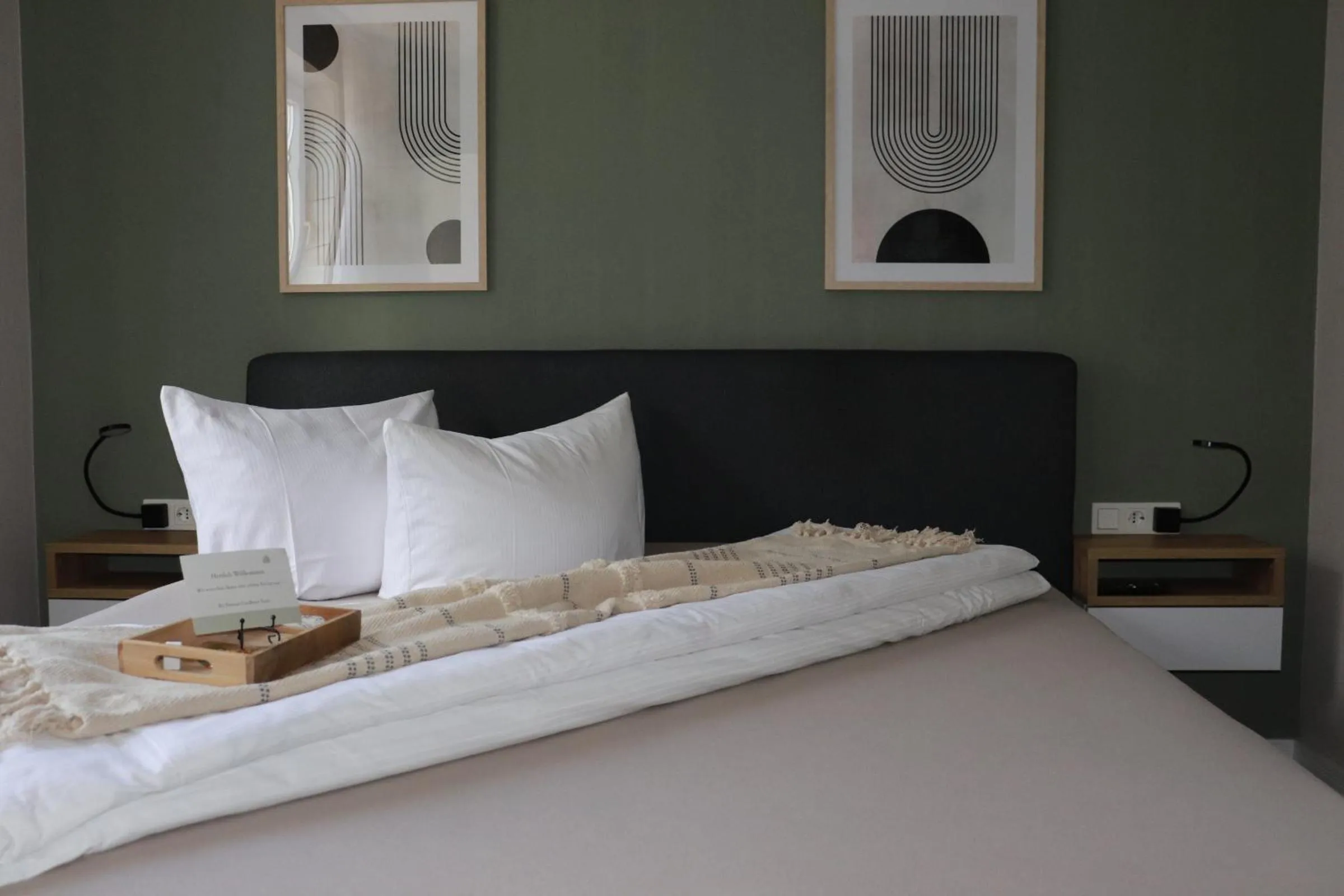 Bed in Pension und Apartment Landhaus Fricke