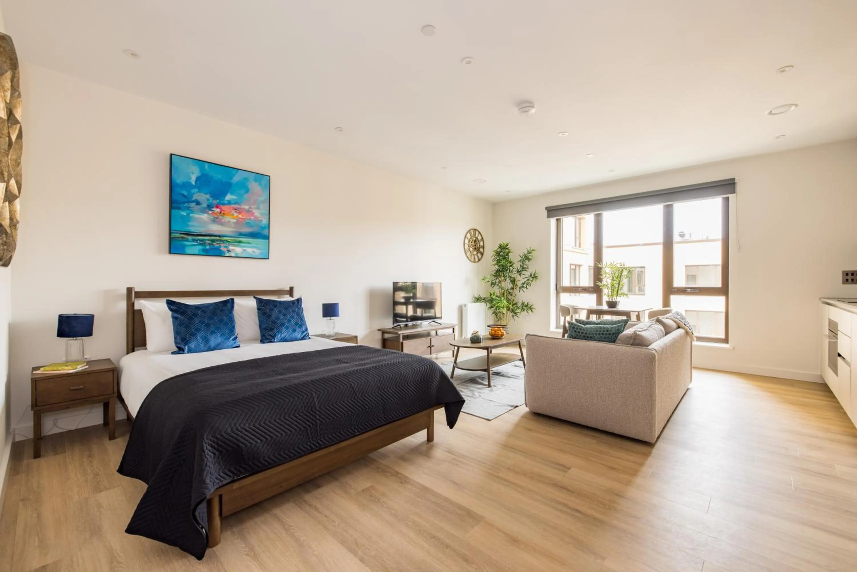 Living room, Bed in Charles Hope London Greenford