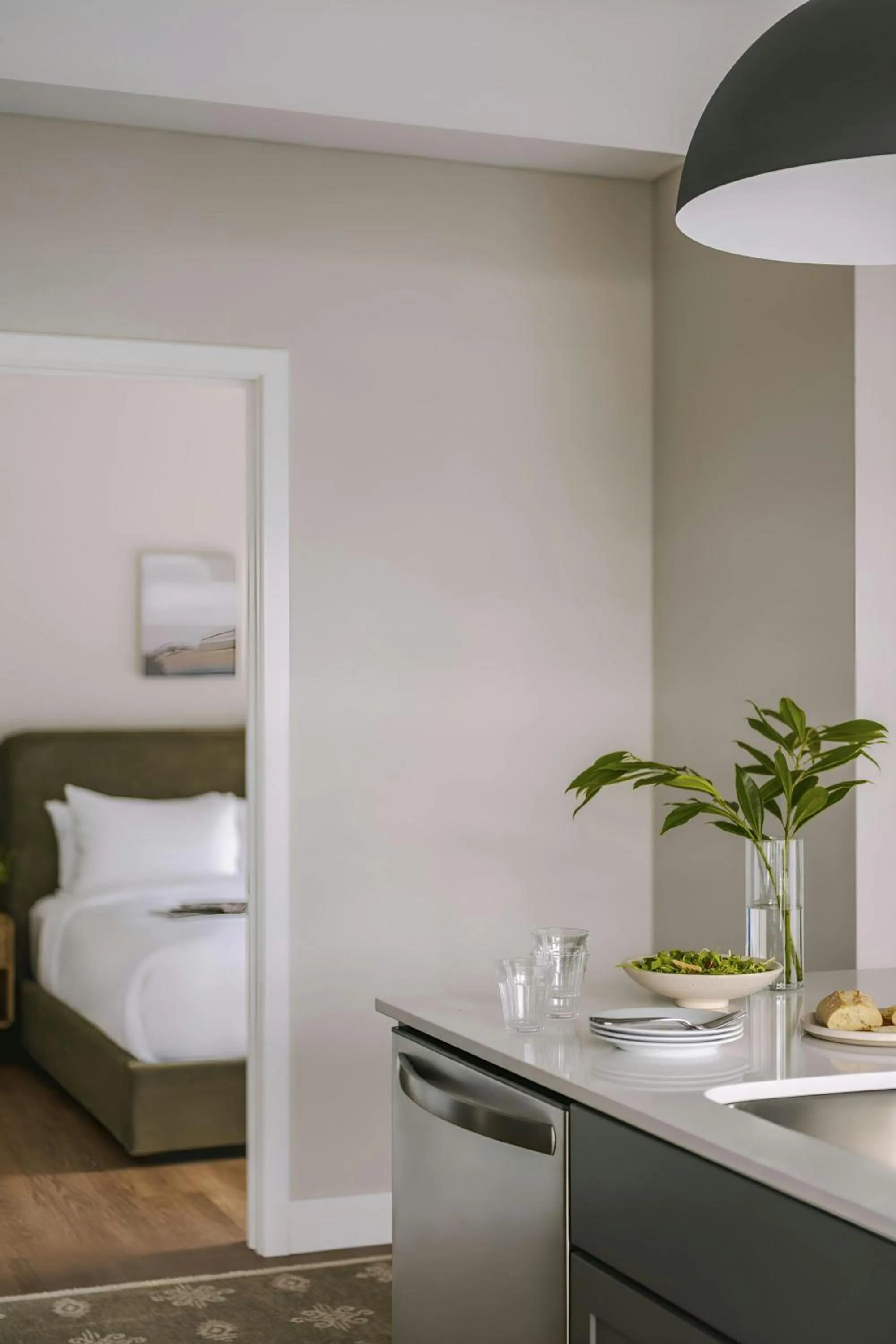 Bedroom, Bed in Sonder by Marriott Bonvoy North Loop Green Apartments North Loop