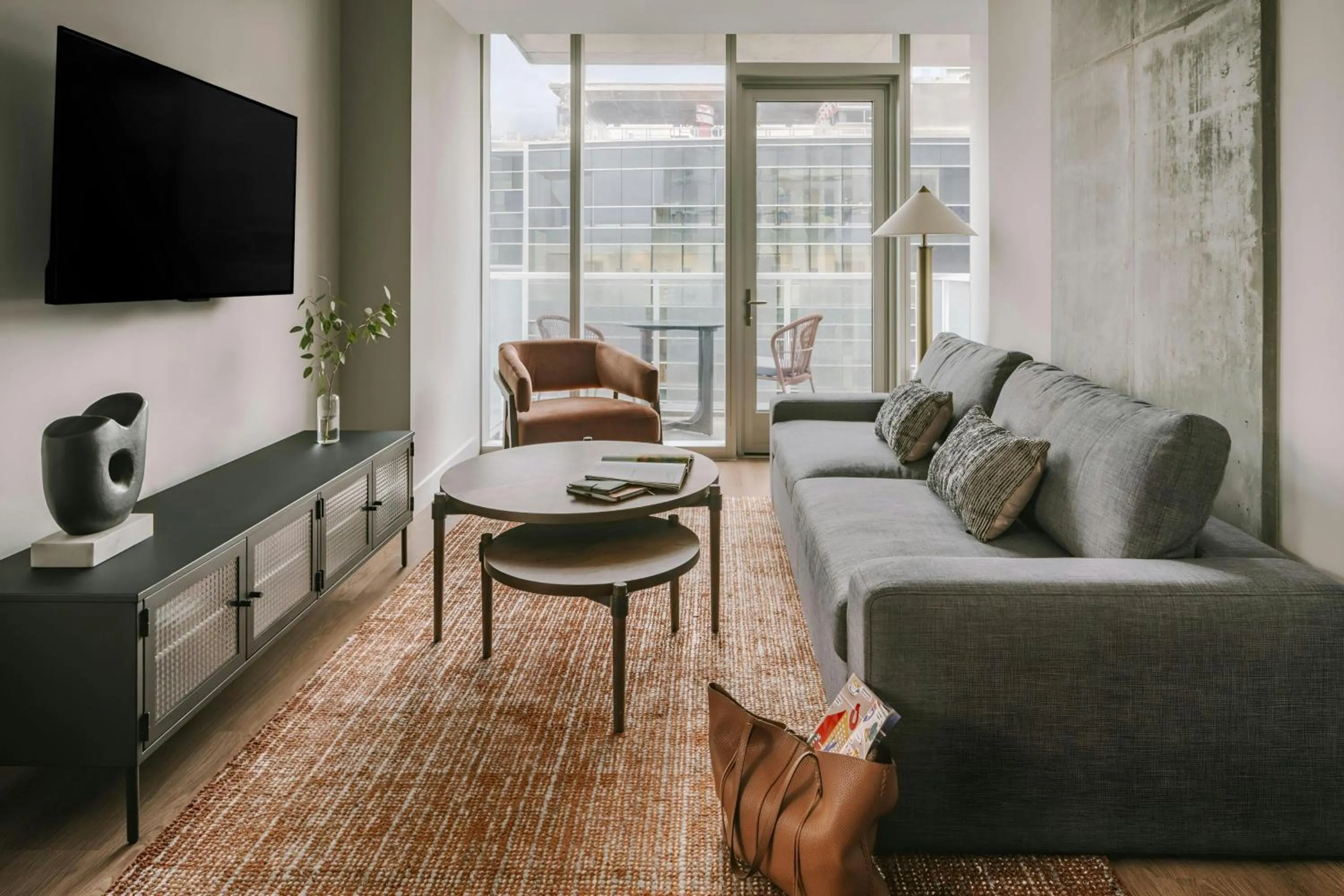 Living room in Sonder by Marriott Bonvoy North Loop Green Apartments North Loop