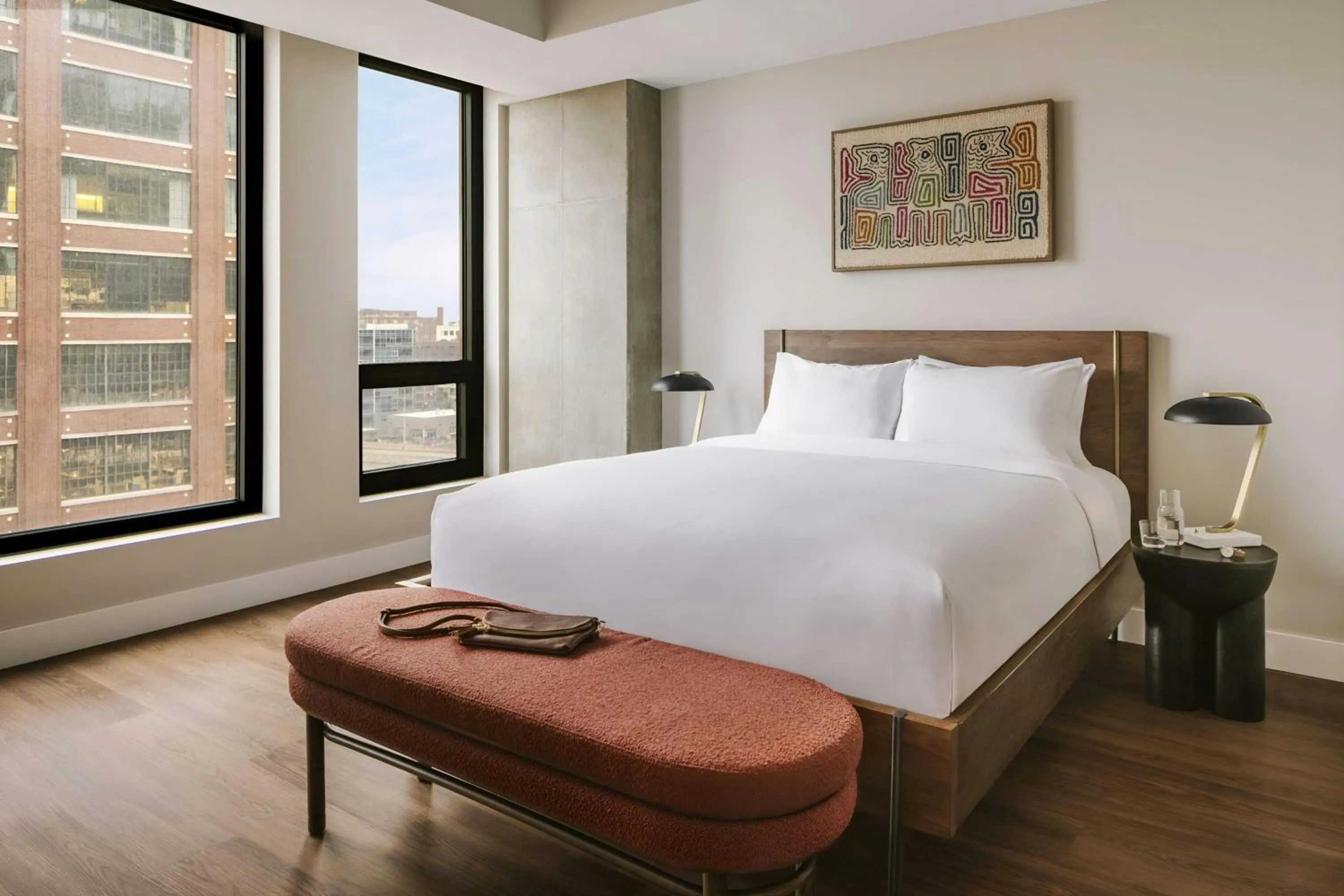 Bedroom, Bed in Sonder by Marriott Bonvoy North Loop Green Apartments North Loop