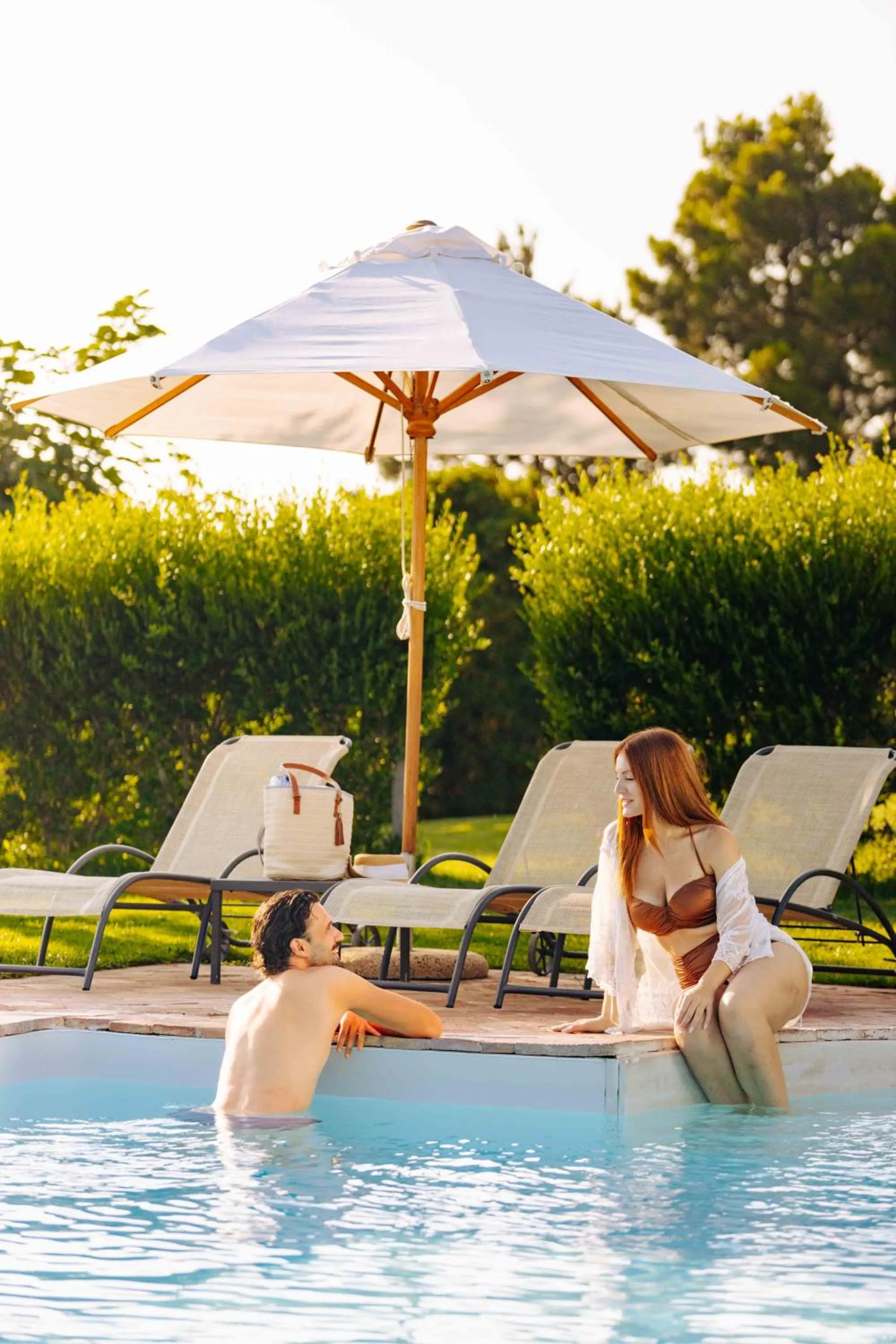 Pool view in Wine Relais In Montecucco - ColleMassari Hospitality