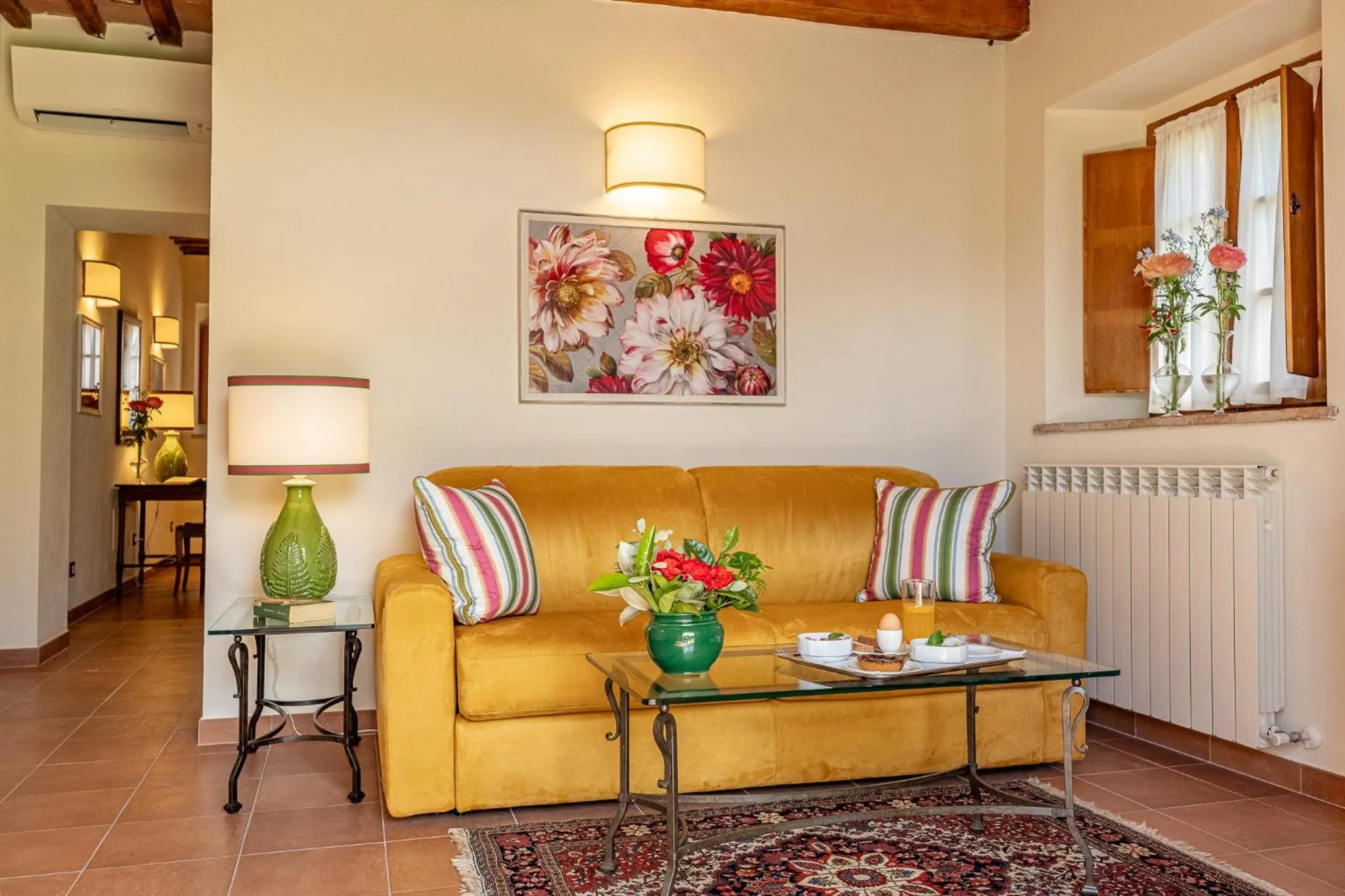 Living room in Wine Relais In Montecucco - ColleMassari Hospitality