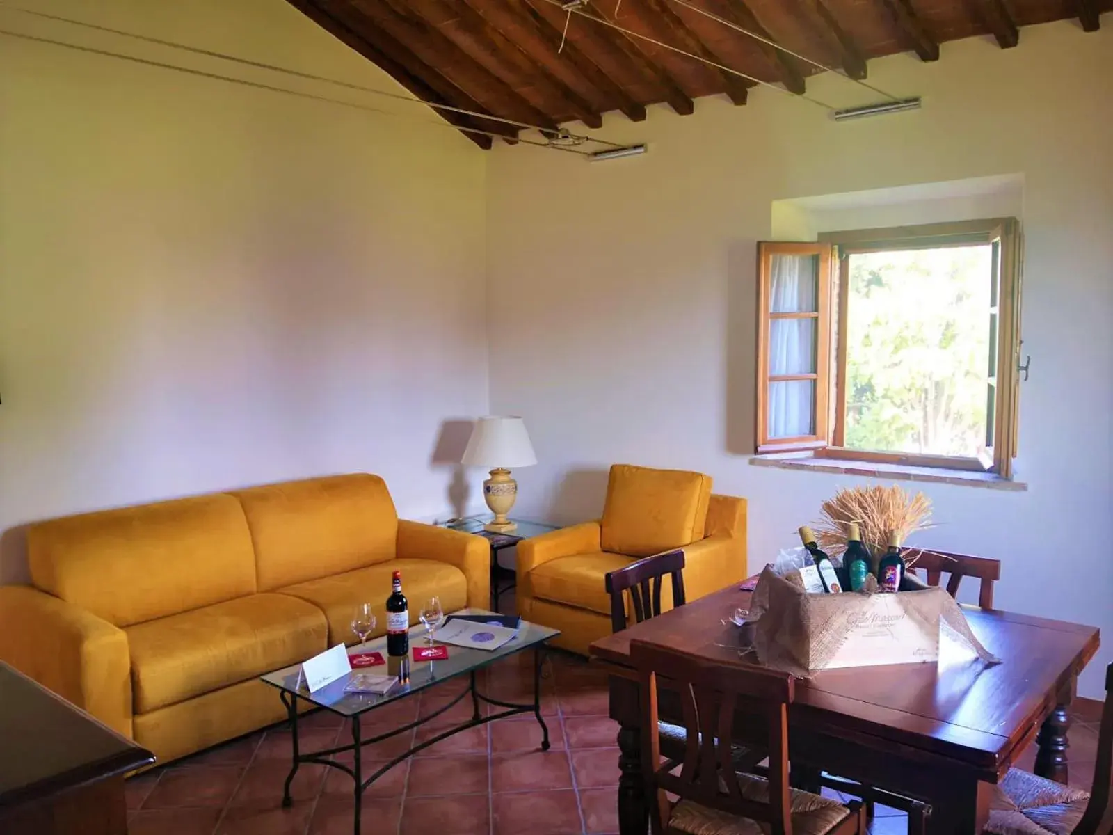 Living room in Wine Relais In Montecucco - ColleMassari Hospitality Living room in Wine Relais In Montecucco - ColleMassari Hospitality