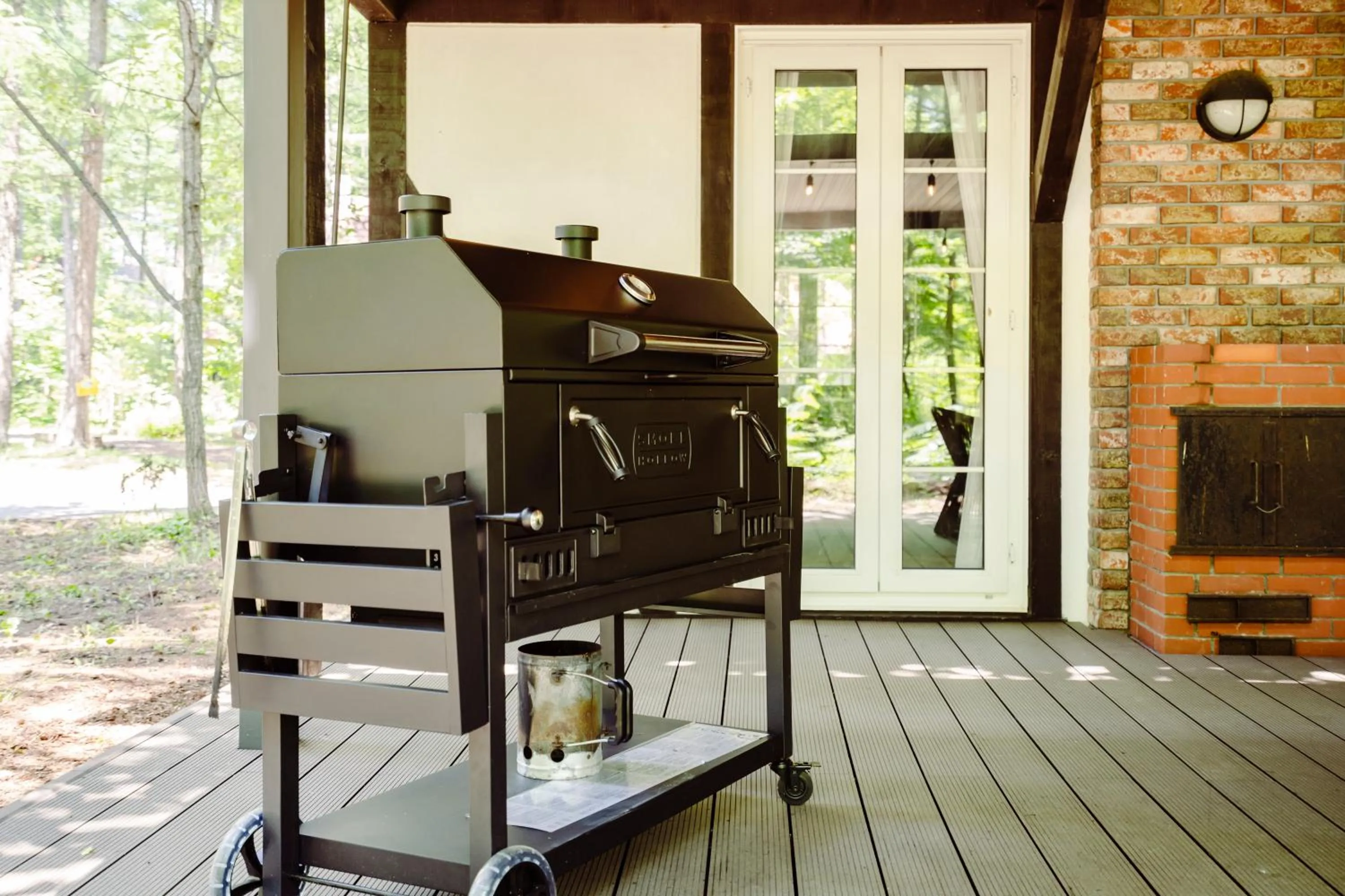 BBQ facilities in Tokachi Nakasatsunai Glamping Resort Feriendorf
