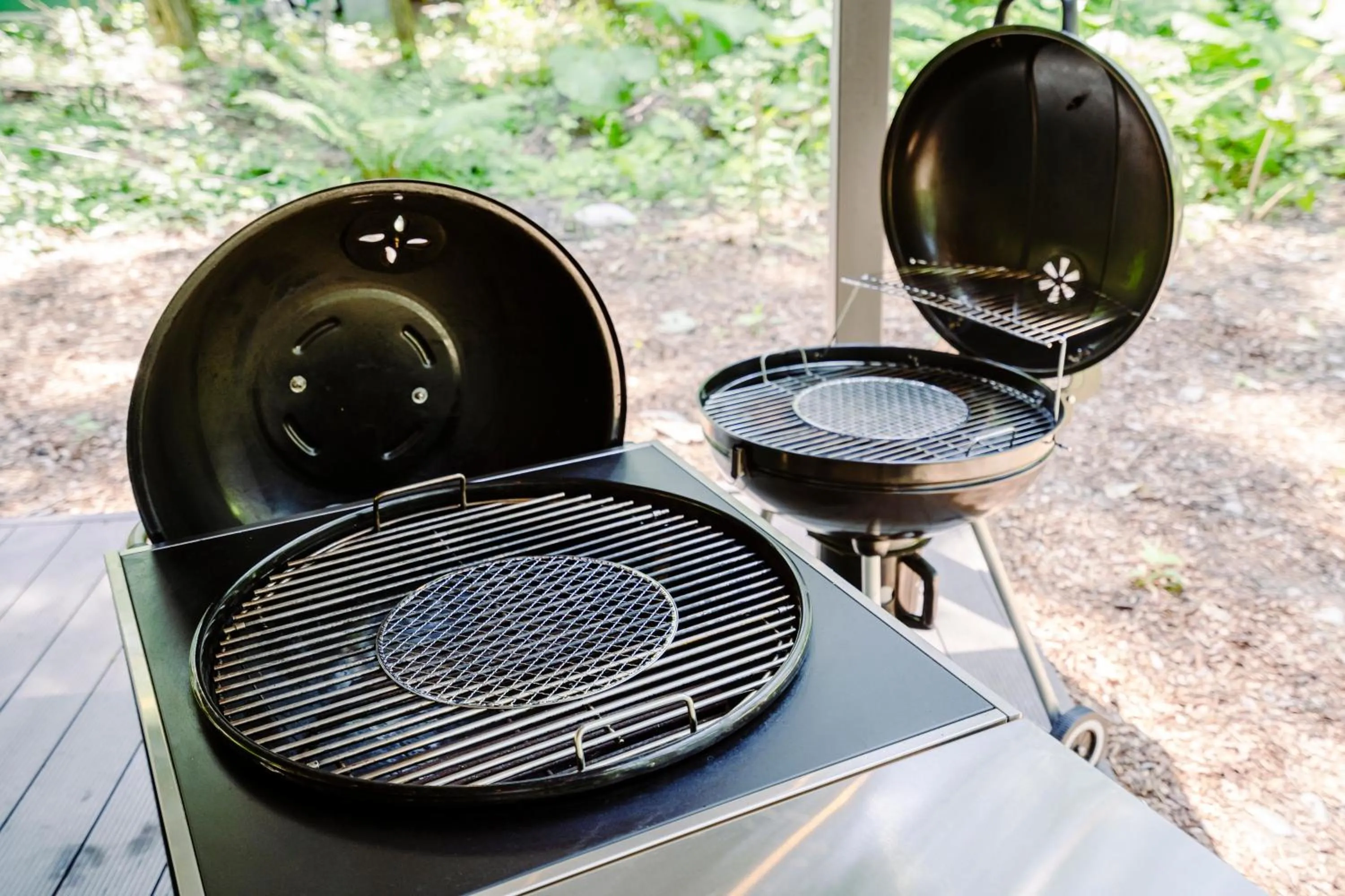 BBQ facilities in Tokachi Nakasatsunai Glamping Resort Feriendorf