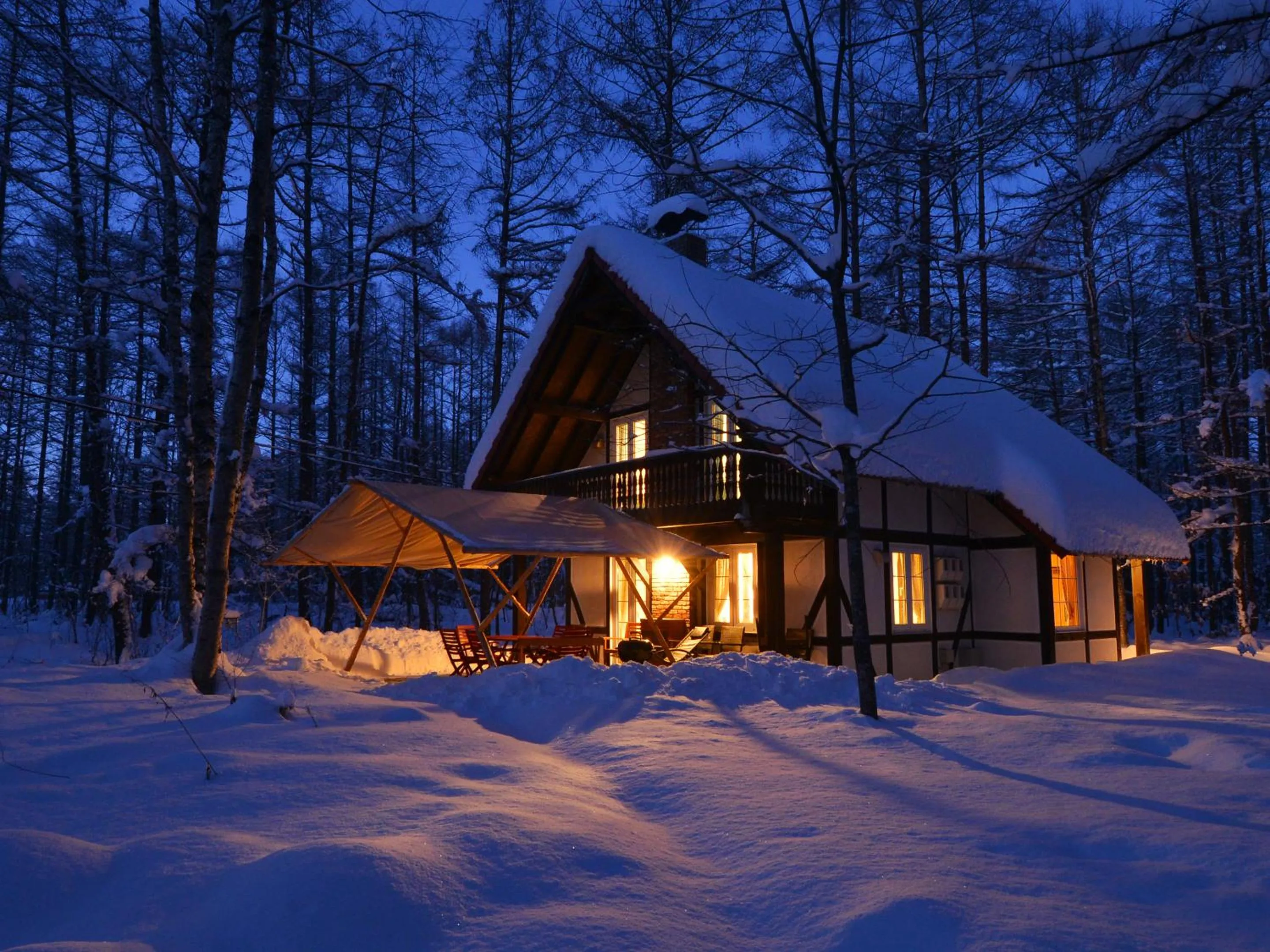 Property building in Tokachi Nakasatsunai Glamping Resort Feriendorf