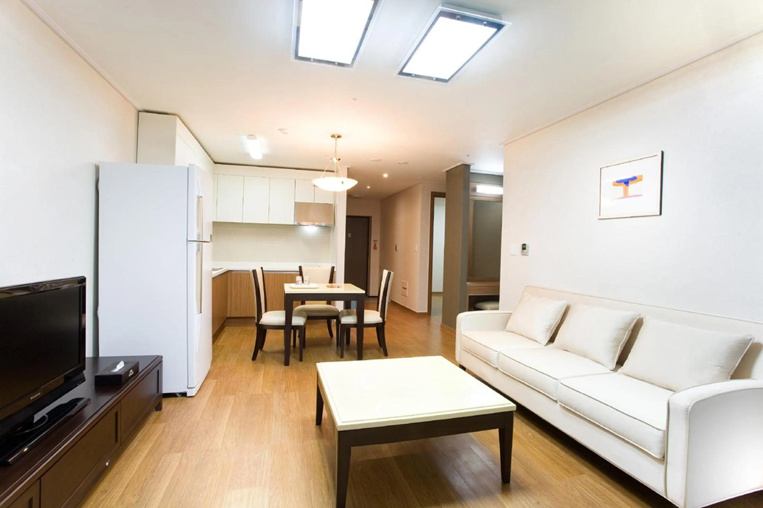 Kitchen or kitchenette in Jeongseon Mayhills Resort