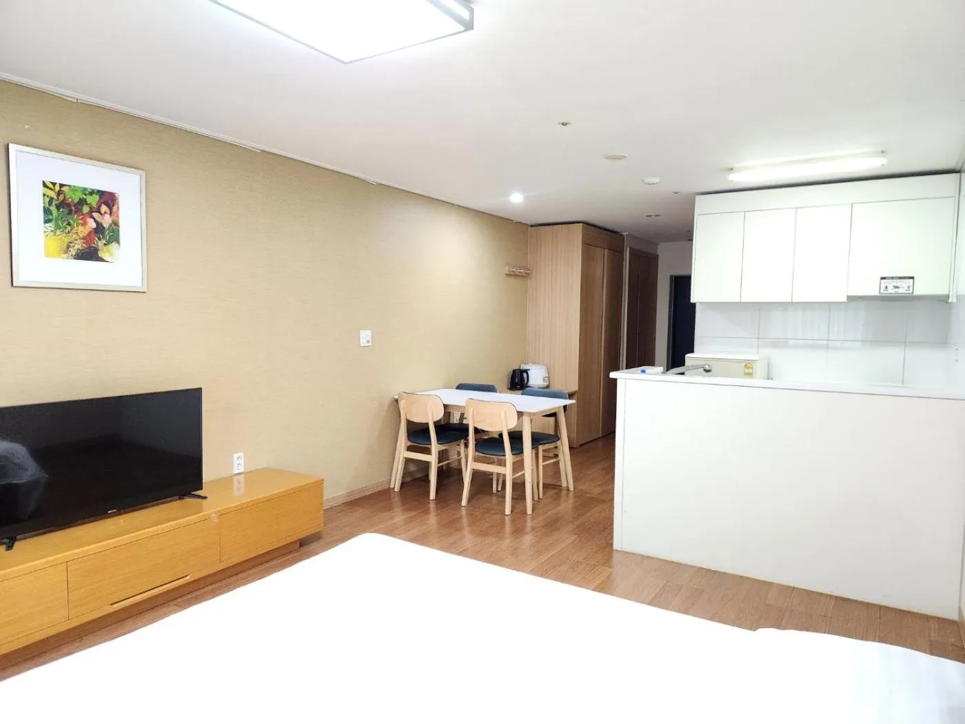 Bed in Jeongseon Mayhills Resort