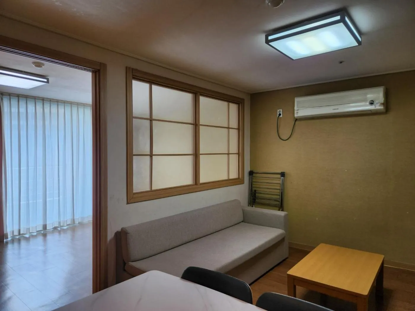 Bed in Jeongseon Mayhills Resort