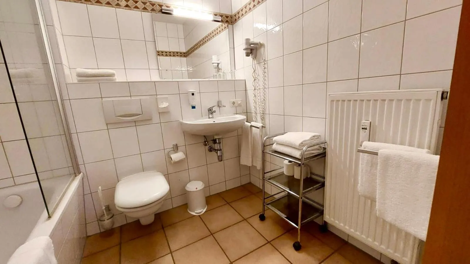 Bathroom in Moby Dick Hotel & Ferienwohnungen