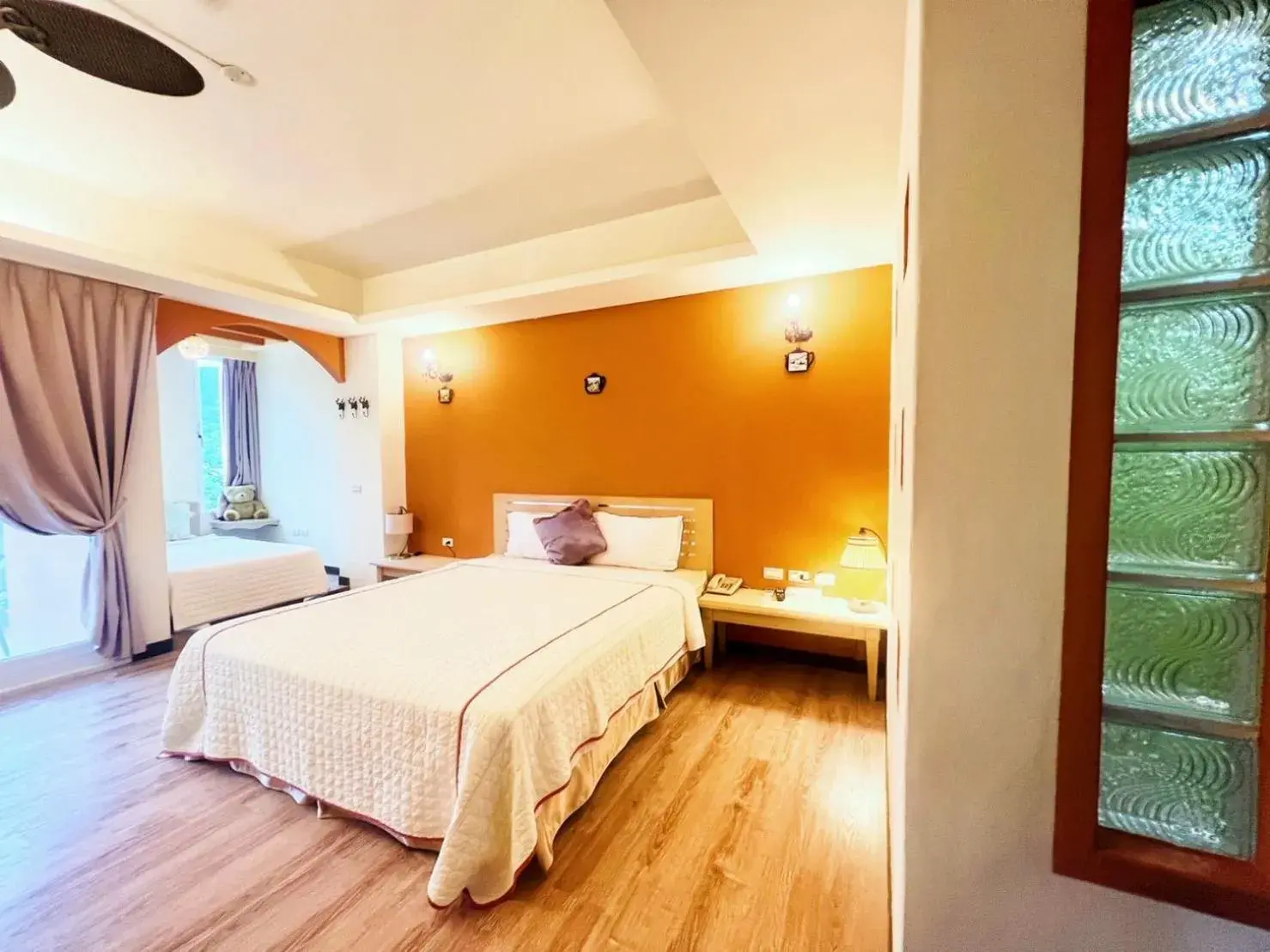 Decorative detail, Bed in 墾丁茉莉民宿 Decorative detail, Bed in 墾丁茉莉民宿