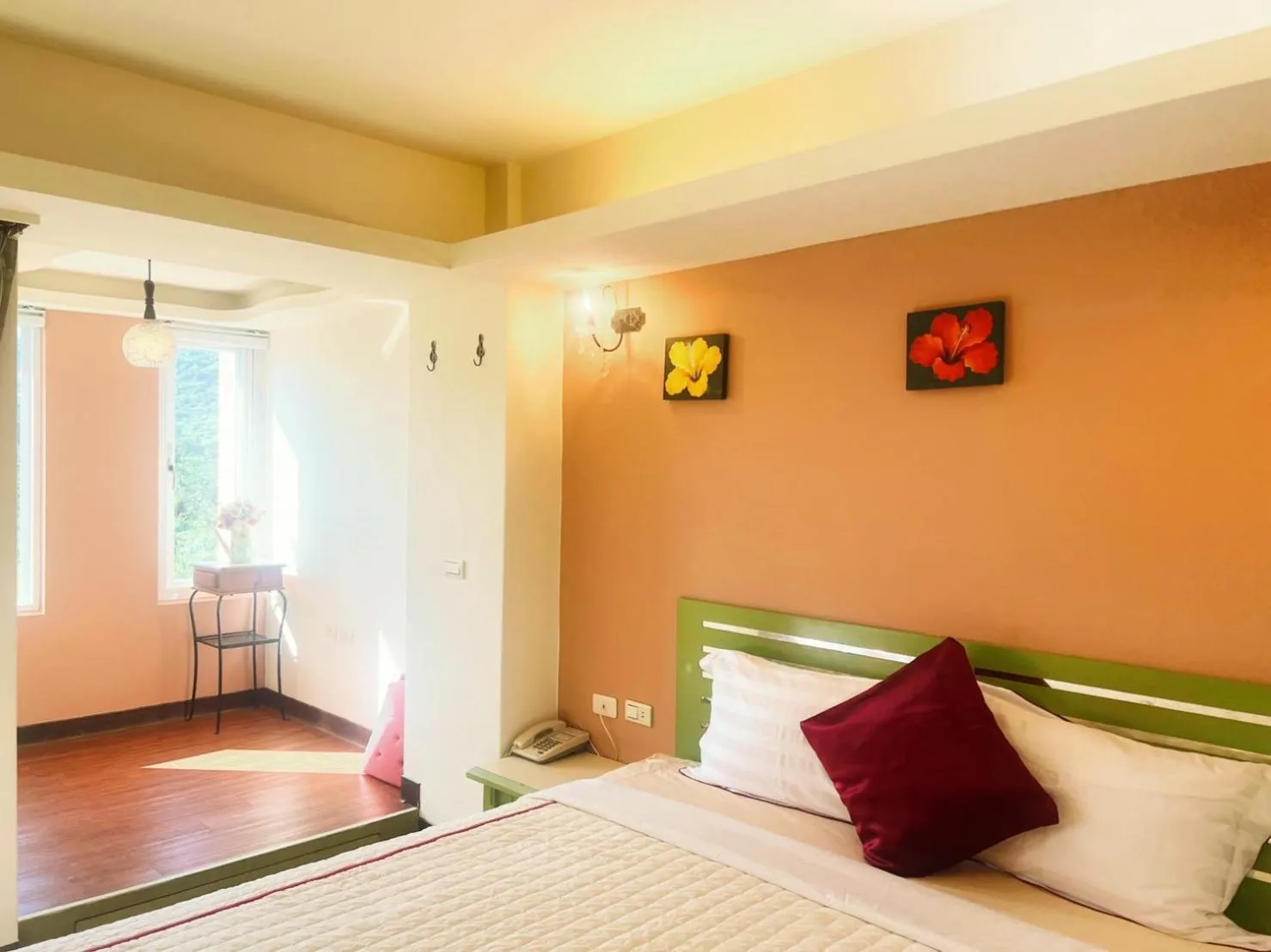 Bed in 墾丁茉莉民宿