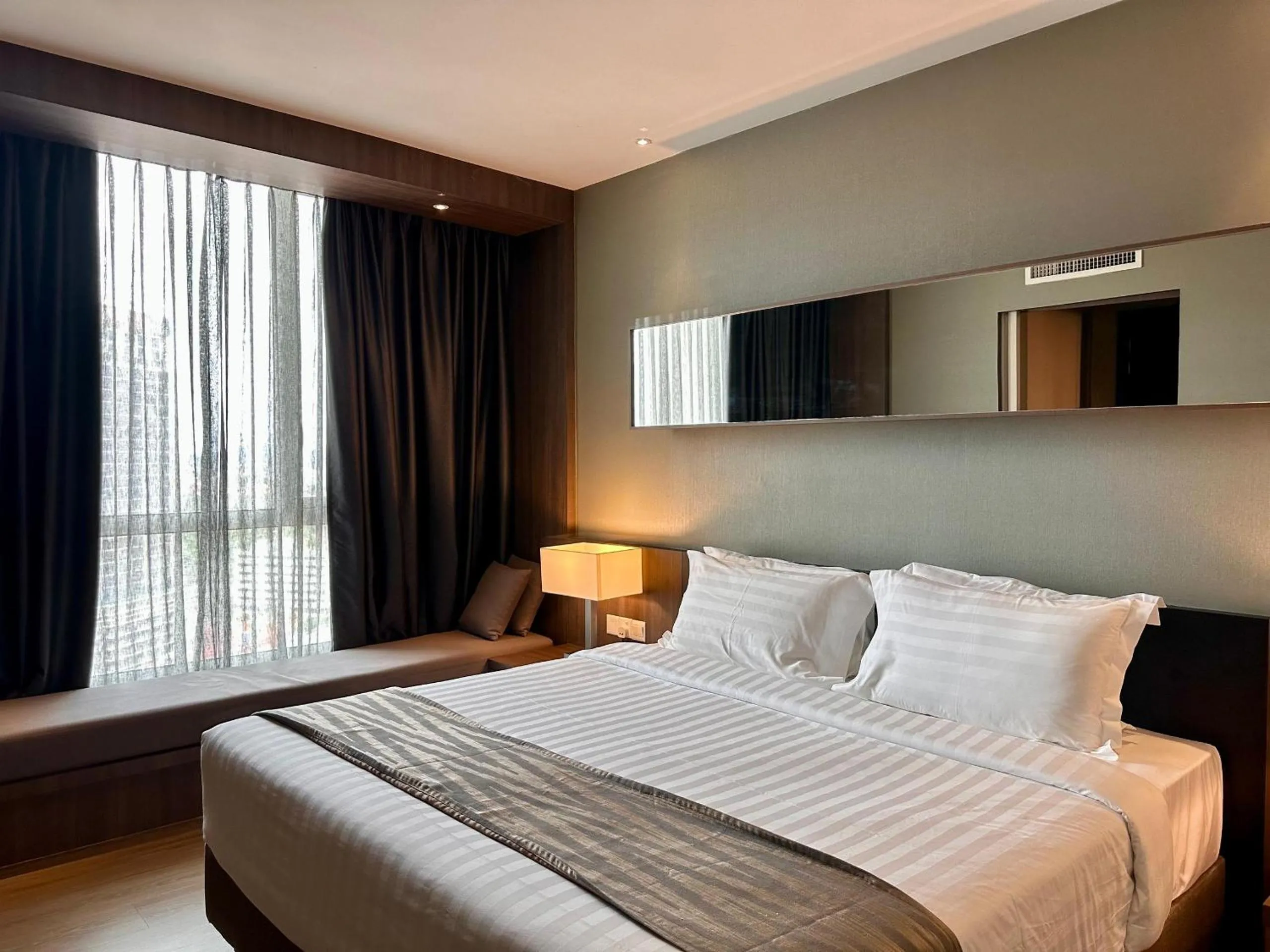 Bed in Swiss-Garden Hotel Melaka