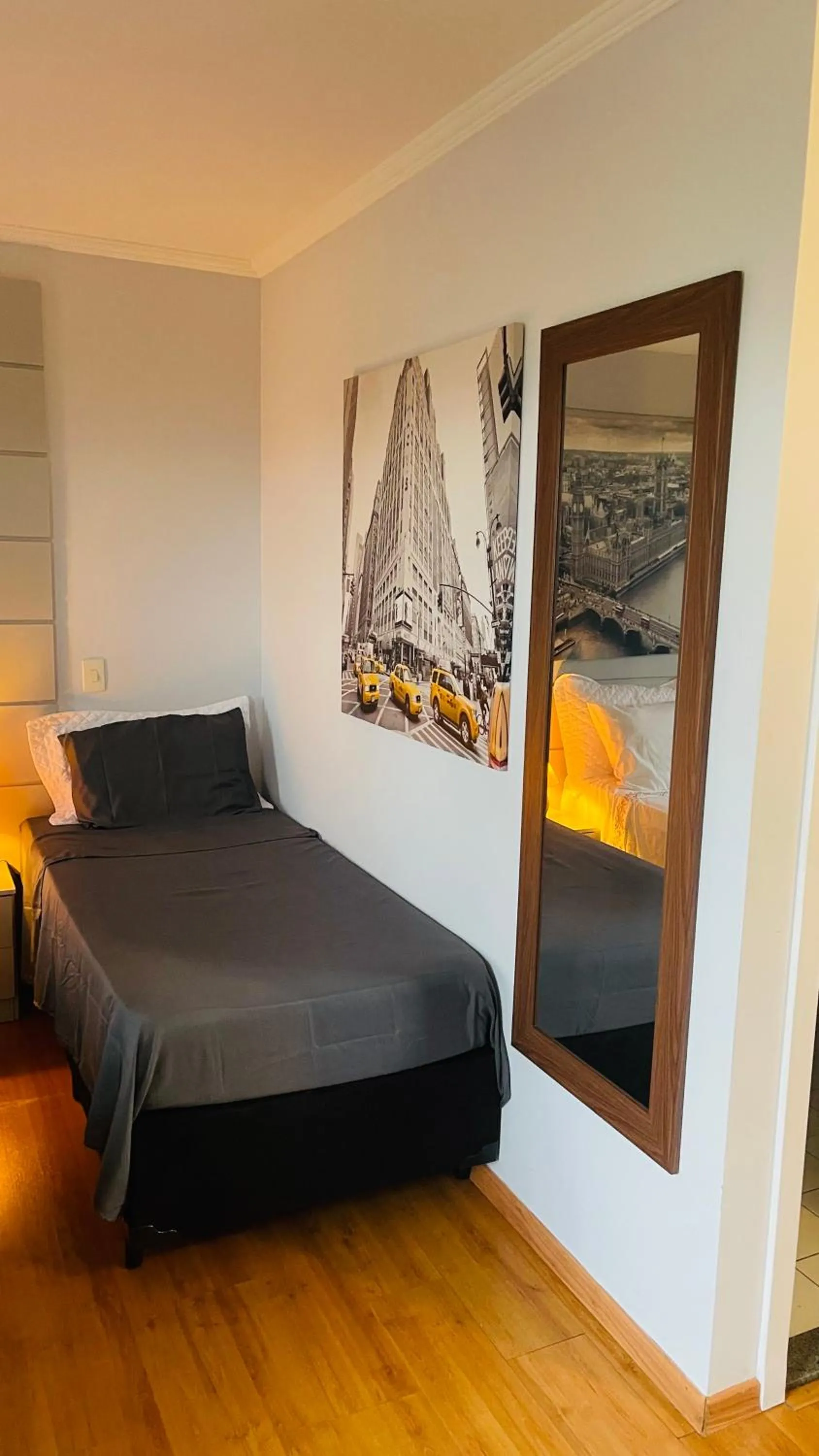 Bed in Flat de Luxo Aeroporto Congonhas - Hotel