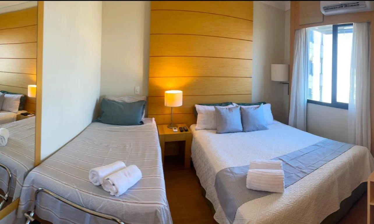 Bed in Flat de Luxo Aeroporto Congonhas - Hotel
