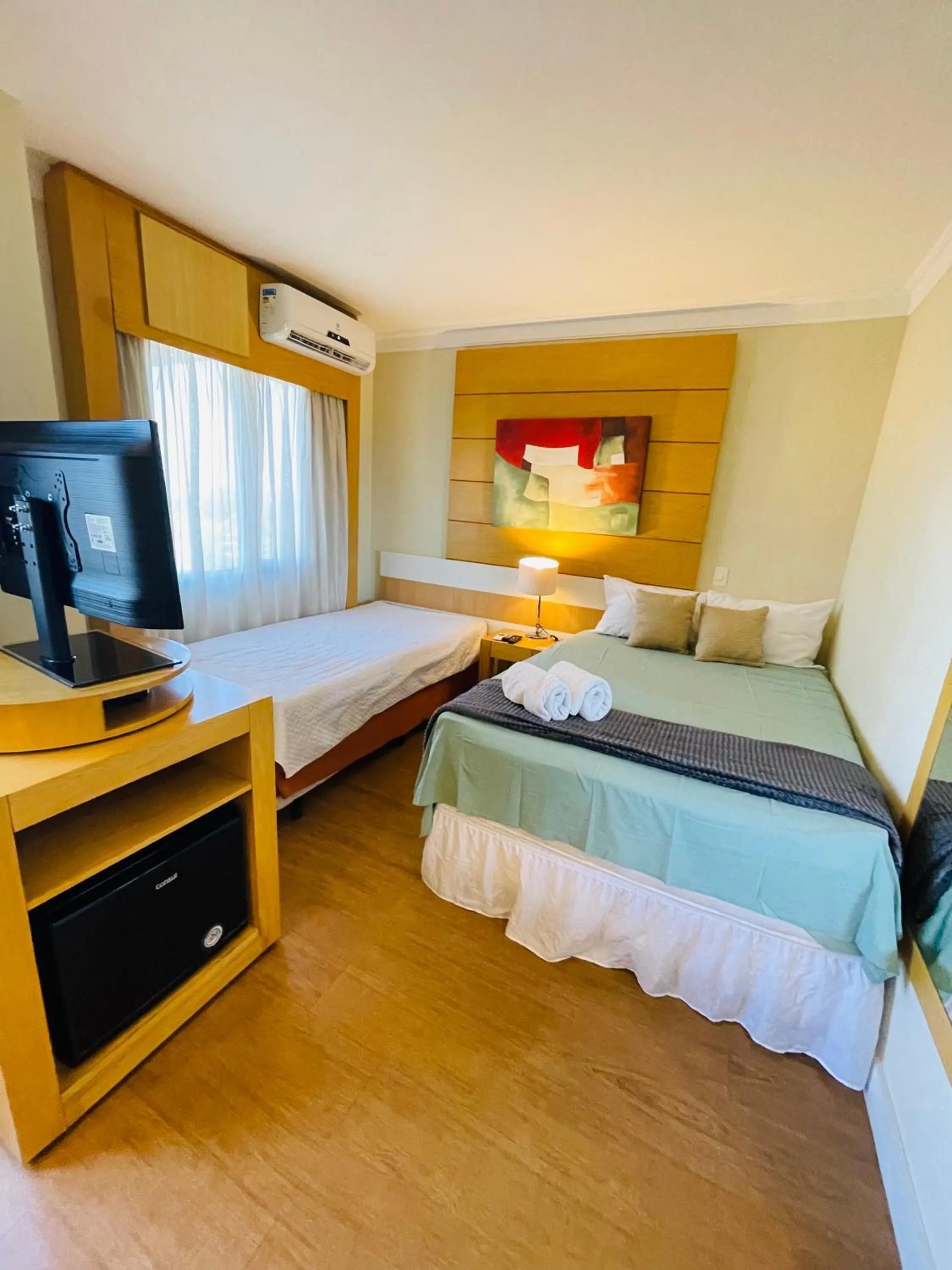 Bed in Flat de Luxo Aeroporto Congonhas - Hotel