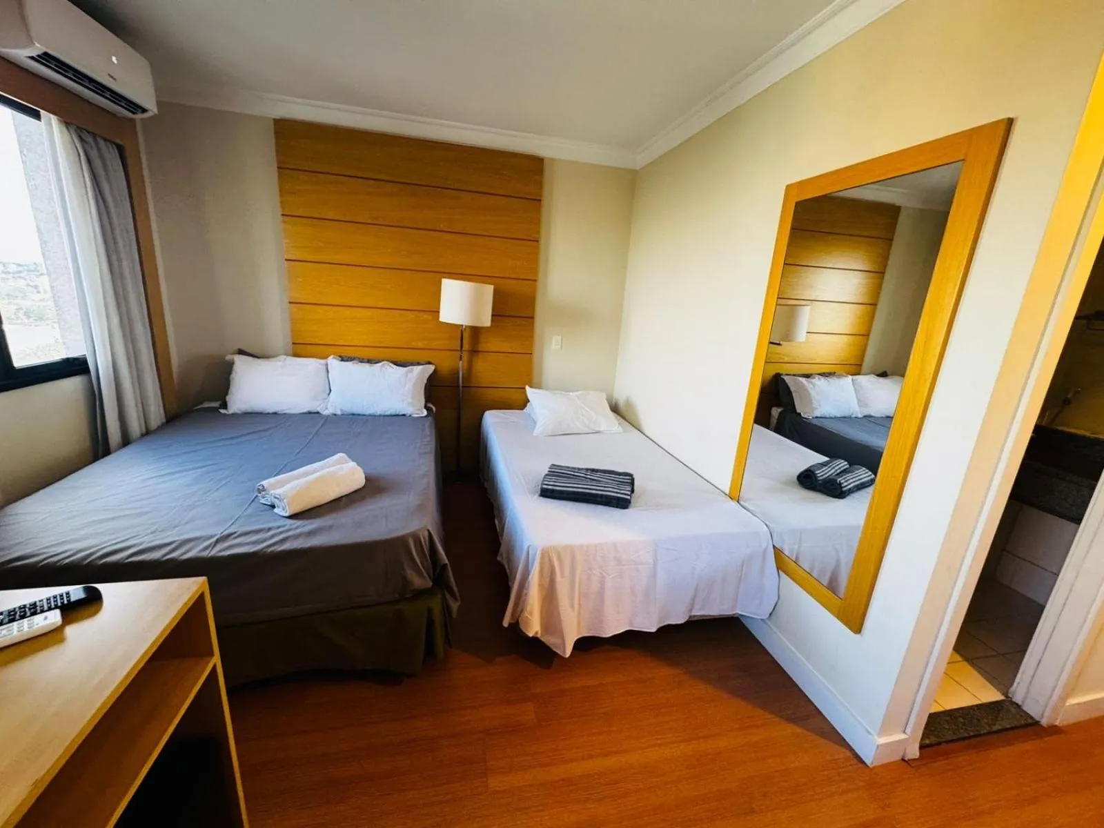 Bed in Flat de Luxo Aeroporto Congonhas - Hotel