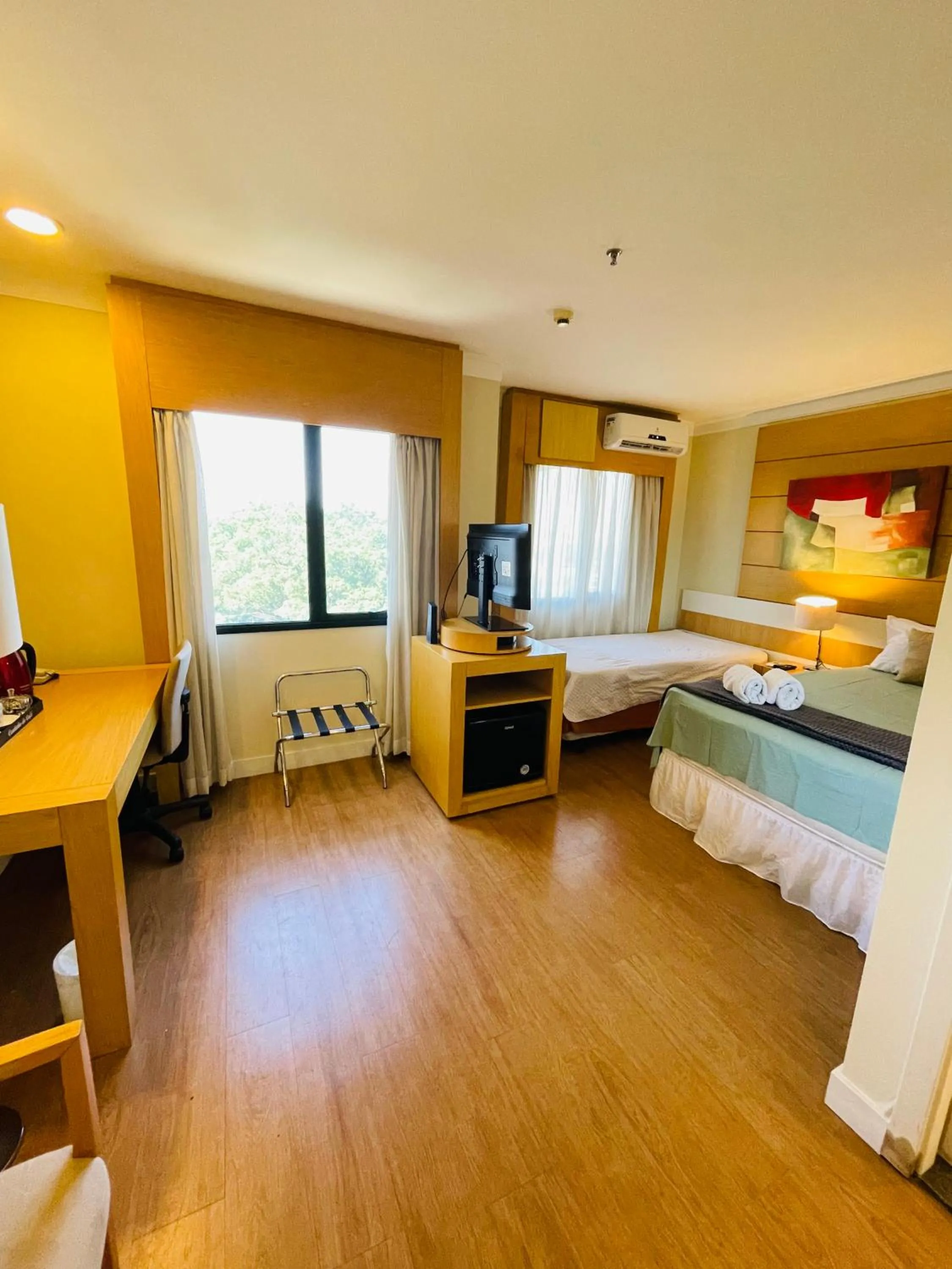 Bed in Flat de Luxo Aeroporto Congonhas - Hotel