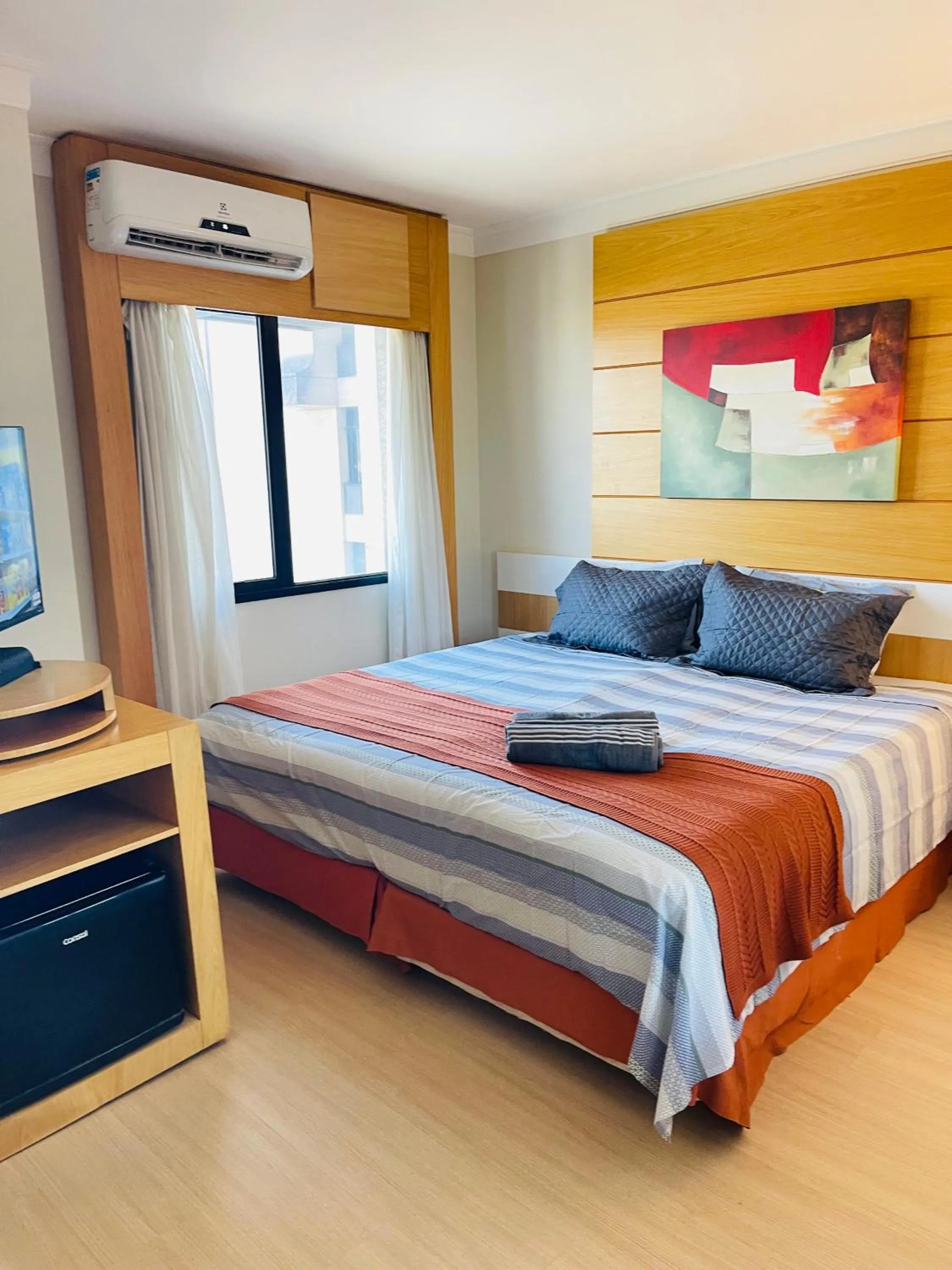 Bed in Flat de Luxo Aeroporto Congonhas - Hotel