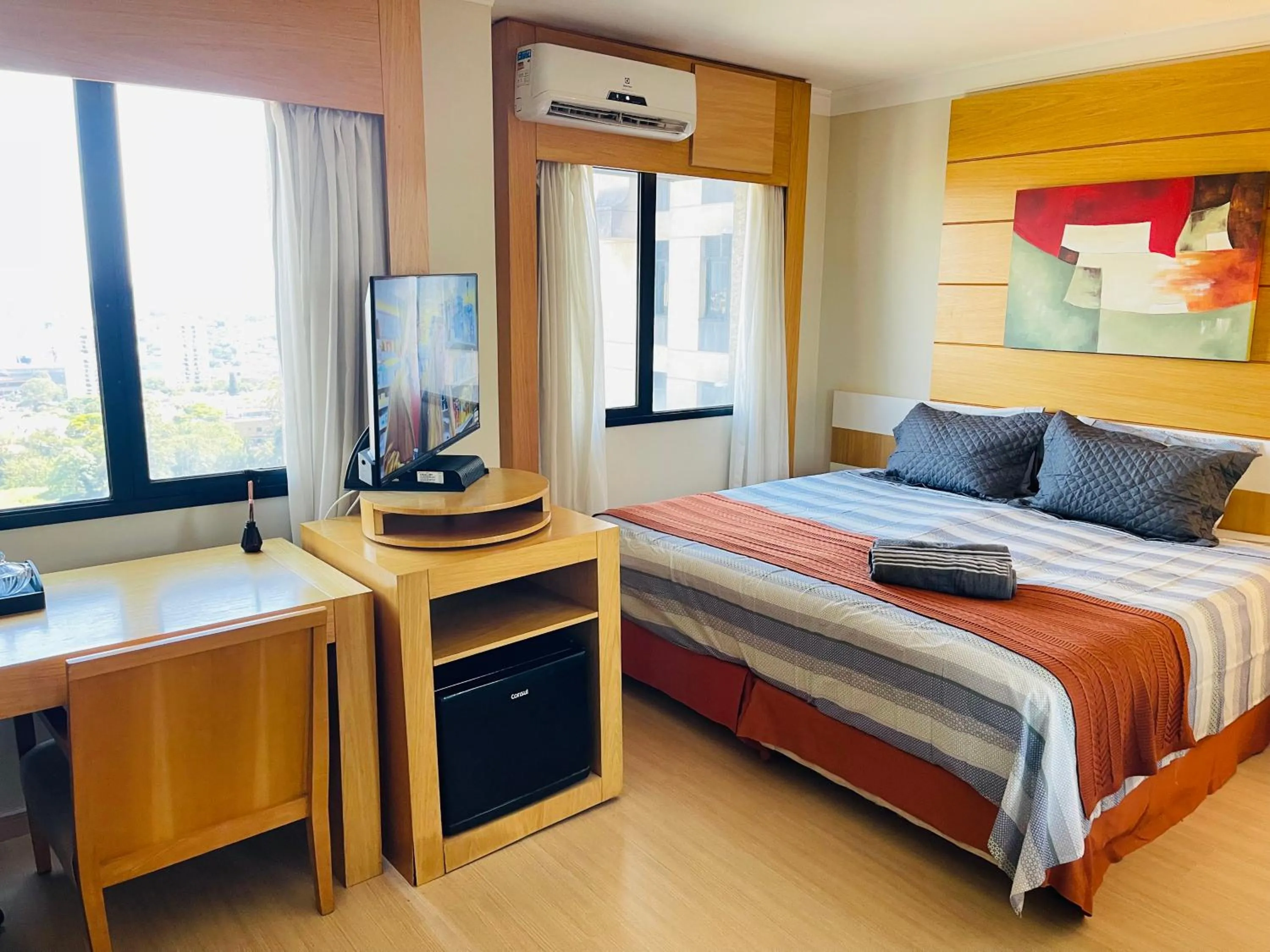 Bed in Flat de Luxo Aeroporto Congonhas - Hotel