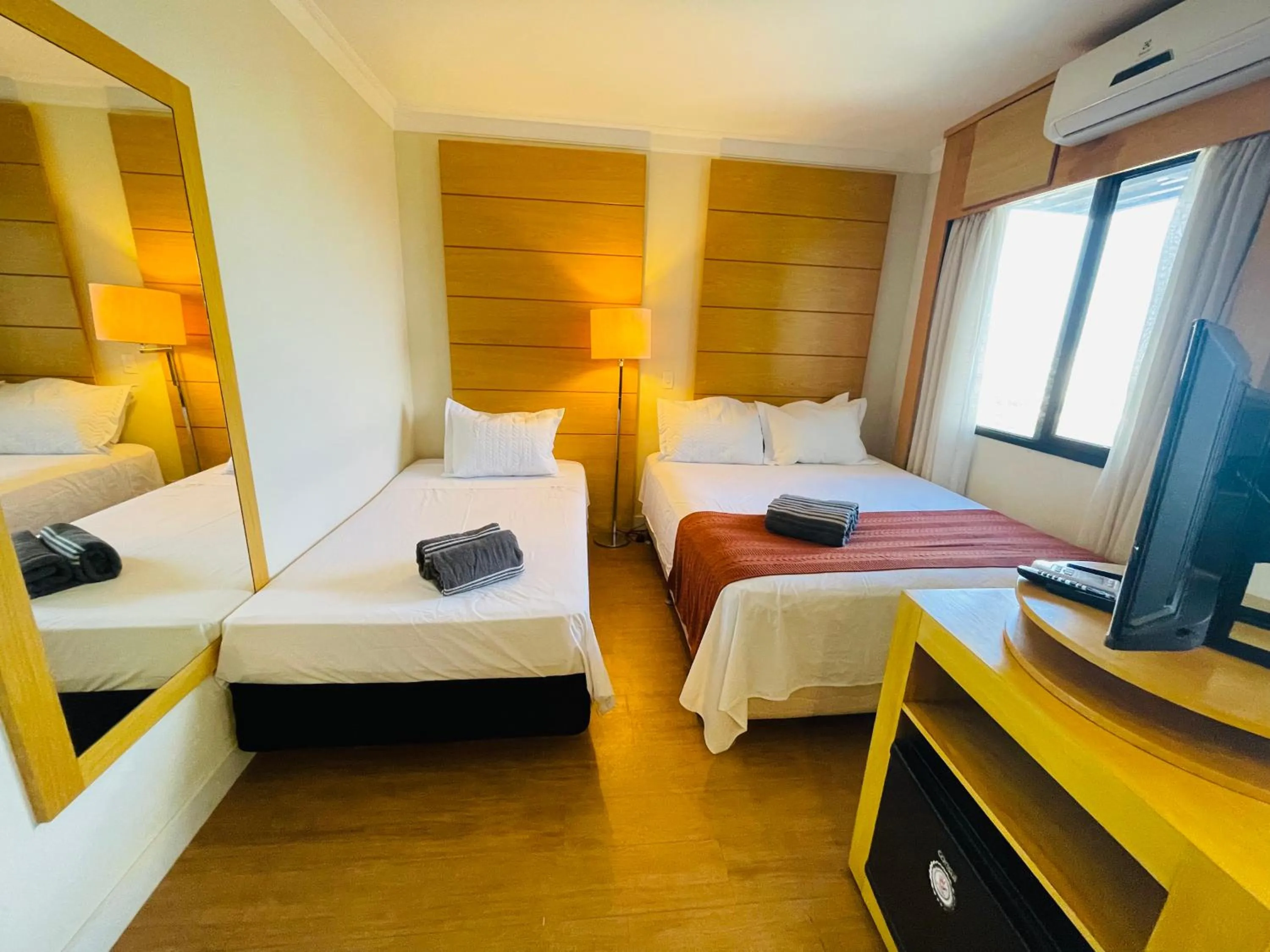 Bed in Flat de Luxo Aeroporto Congonhas - Hotel