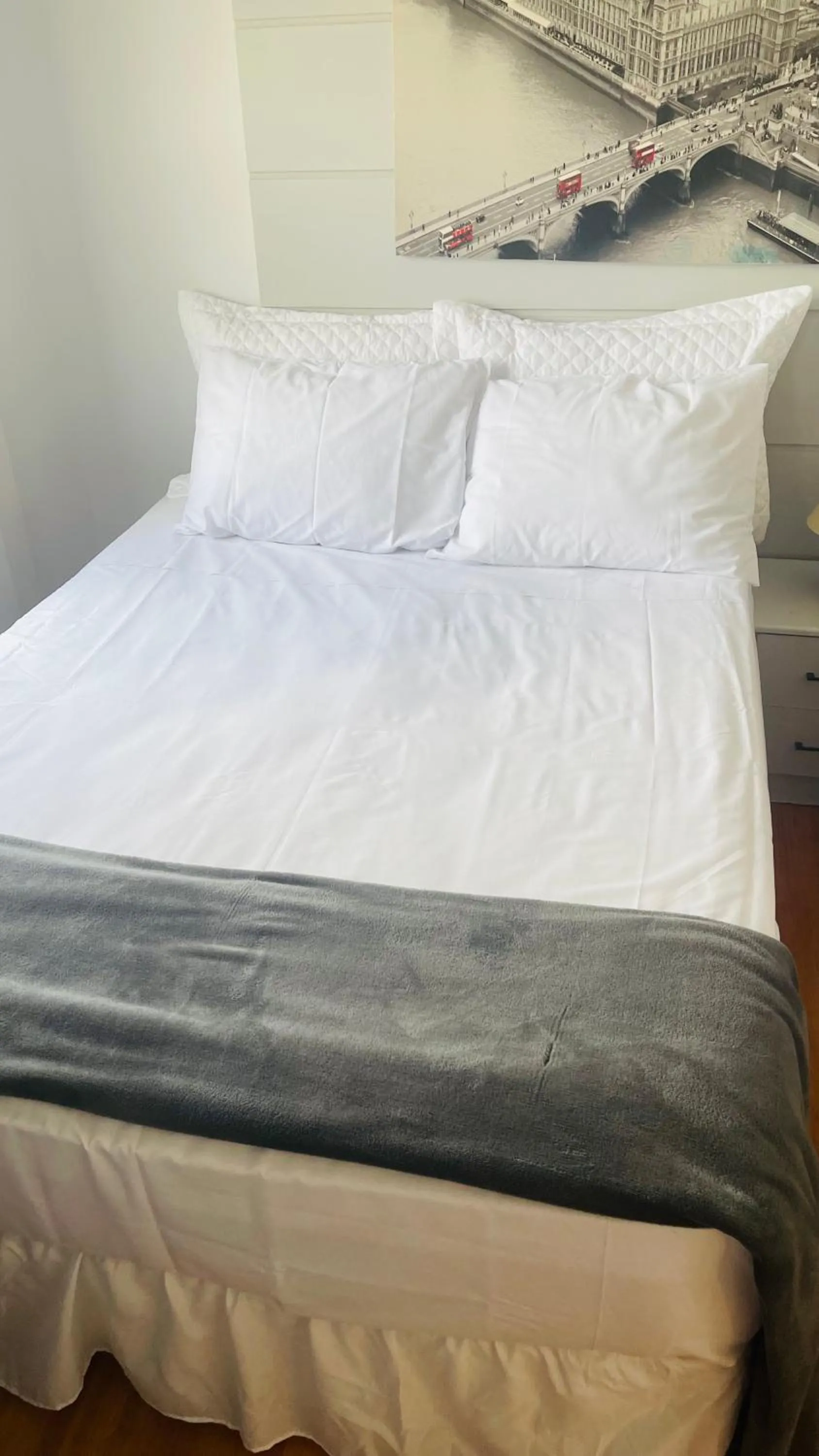 Bedroom, Bed in Flat de Luxo Aeroporto Congonhas - Hotel