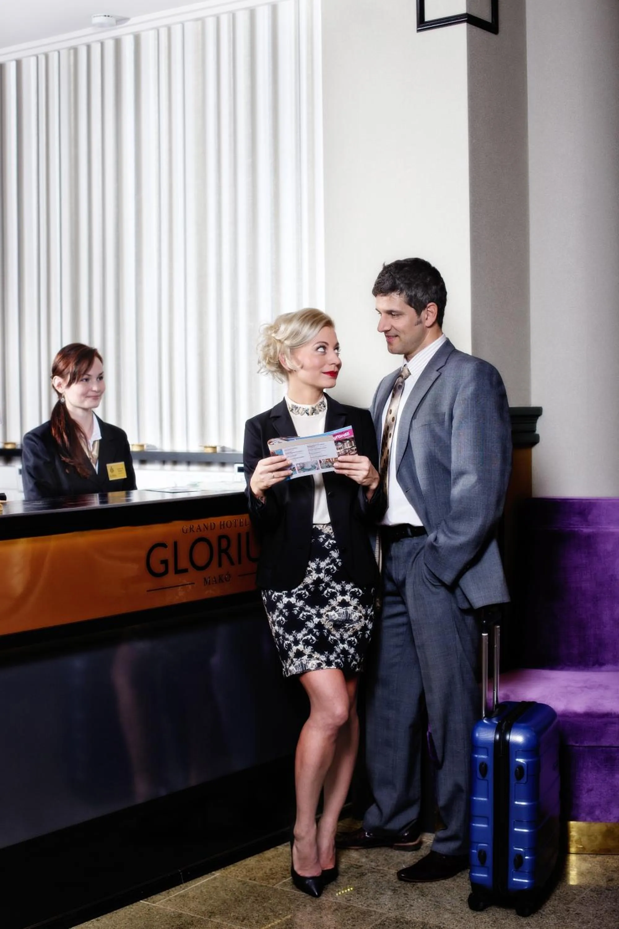 Lobby or reception in Grand Hotel Glorius Makó