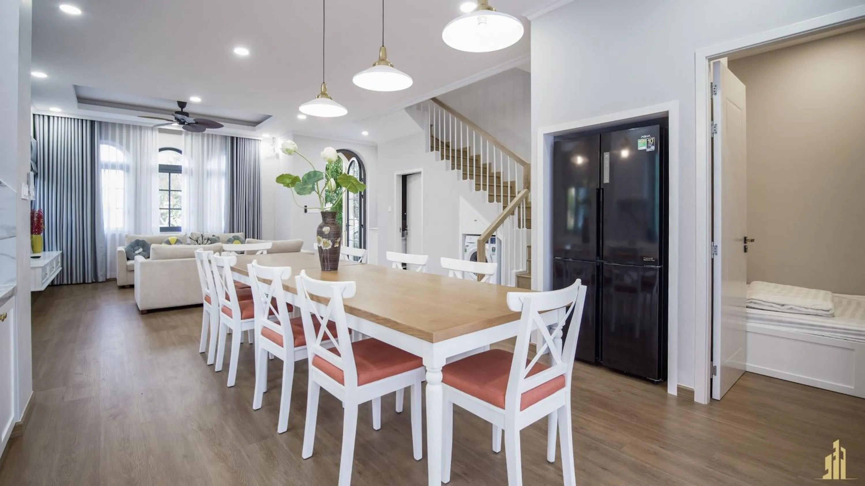 Seating area in JB. Nguyễn Villa NovaWorld Phan Thiết