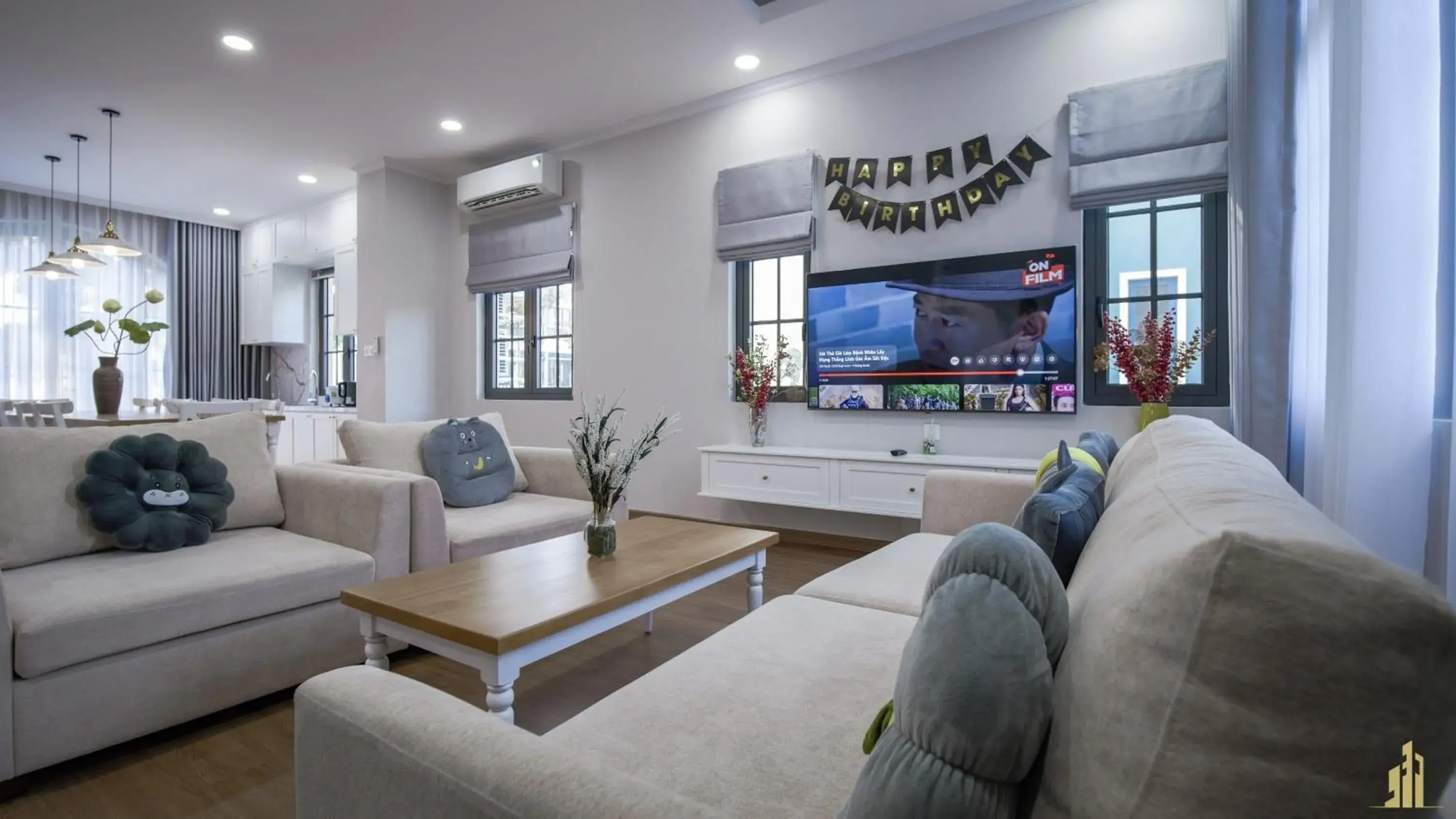 Communal lounge/ TV room in JB. Nguyễn Villa NovaWorld Phan Thiết Communal lounge/ TV room in JB. Nguyễn Villa NovaWorld Phan Thiết